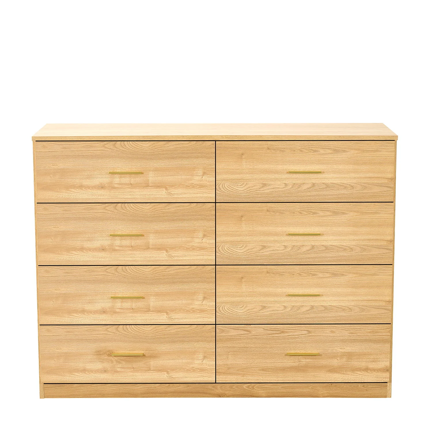 Modern Drawer Dresser For Bedroom, Ample Storage Wide Chest Of Drawers - Image 2