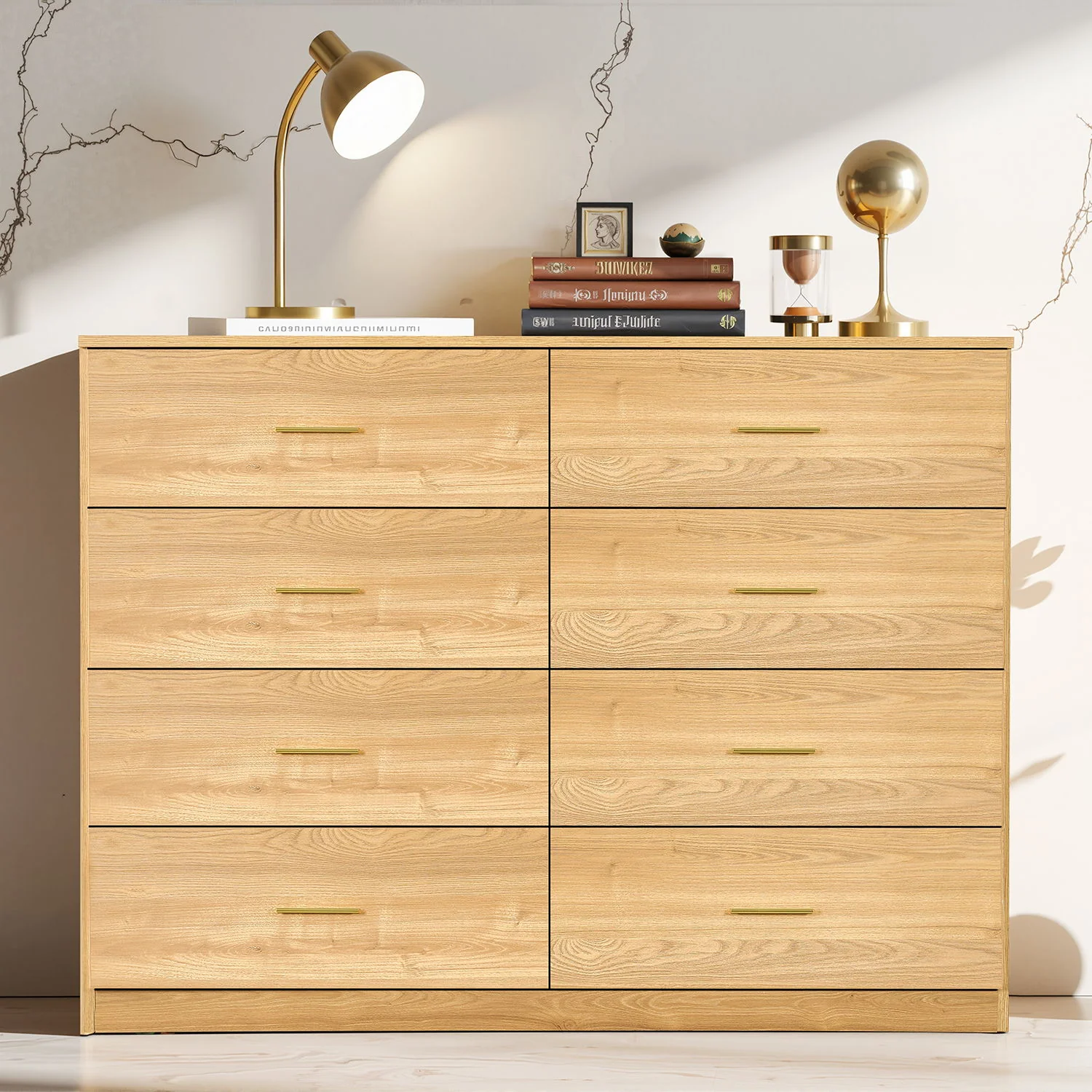 Modern Drawer Dresser For Bedroom, Ample Storage Wide Chest Of Drawers - Image 20