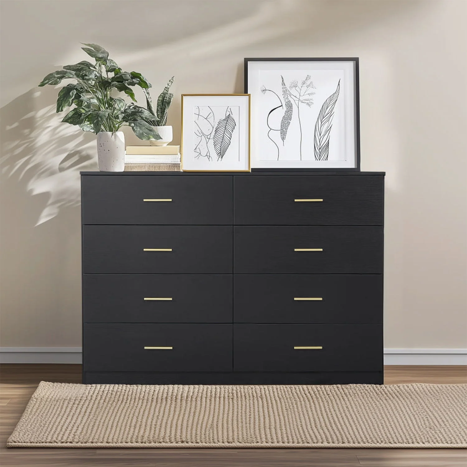 Modern Drawer Dresser For Bedroom, Ample Storage Wide Chest Of Drawers - Image 23