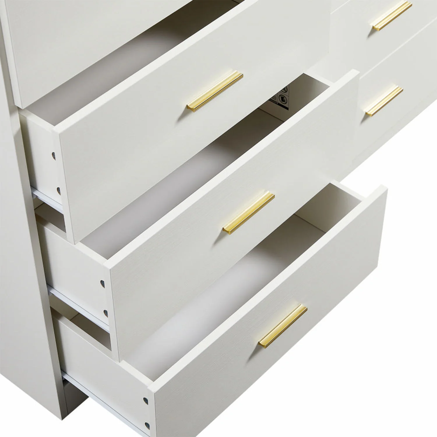 Modern Drawer Dresser For Bedroom, Ample Storage Wide Chest Of Drawers - Image 9