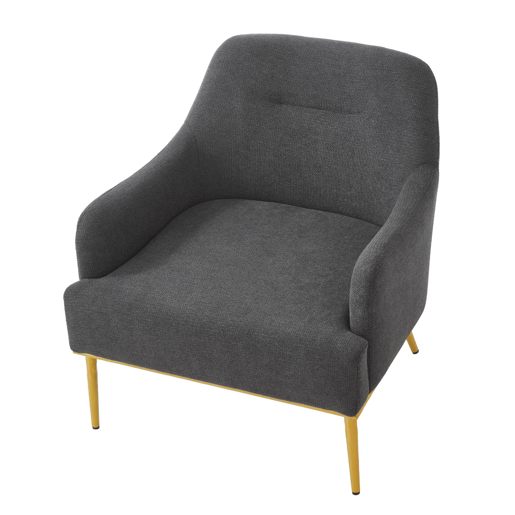Modern Elegance Accent Chair With Curved Backrest - Image 14