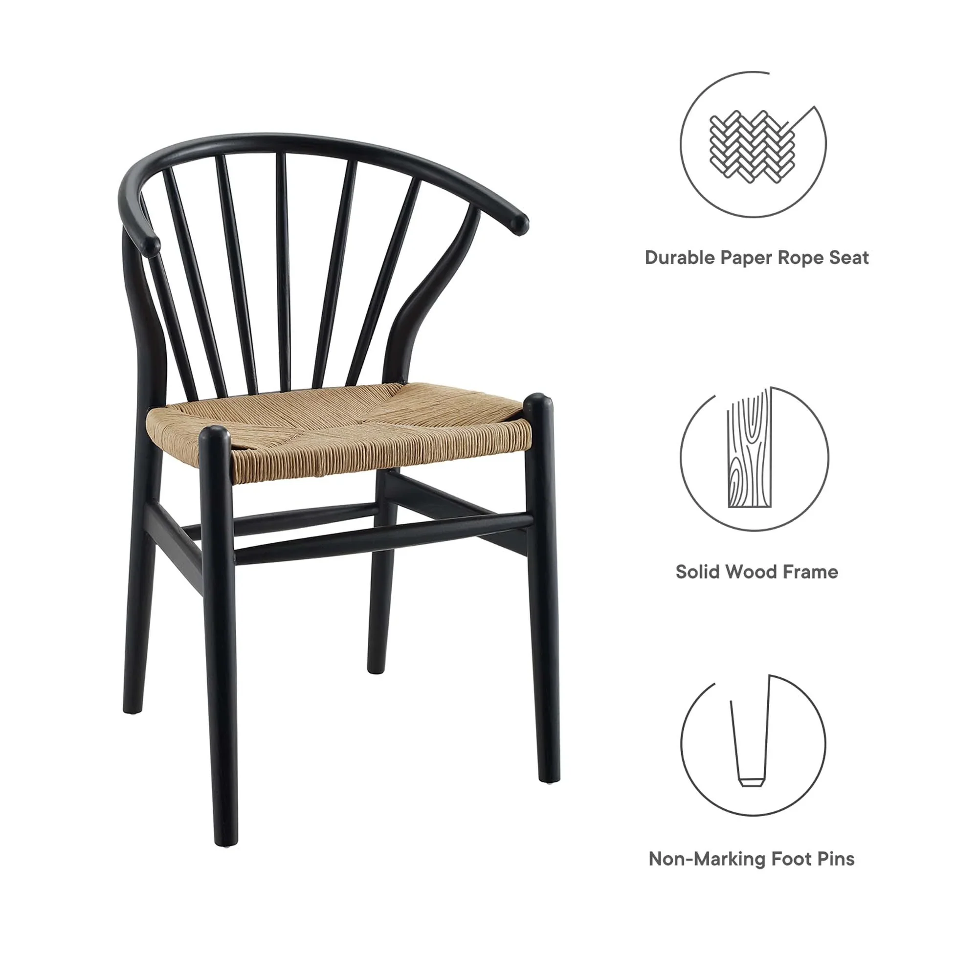 Modern Farmhouse Spindle Wood Dining Side Chair - Image 13