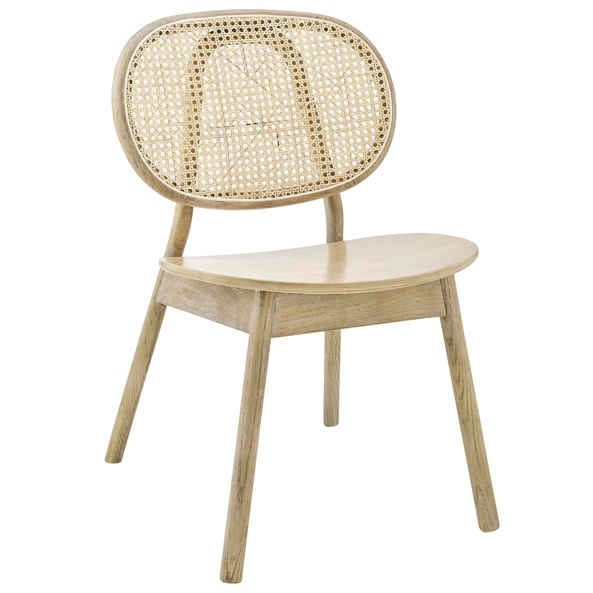Modern Farmhouse Wood Dining Side Chairs Set of 2 - Image 3