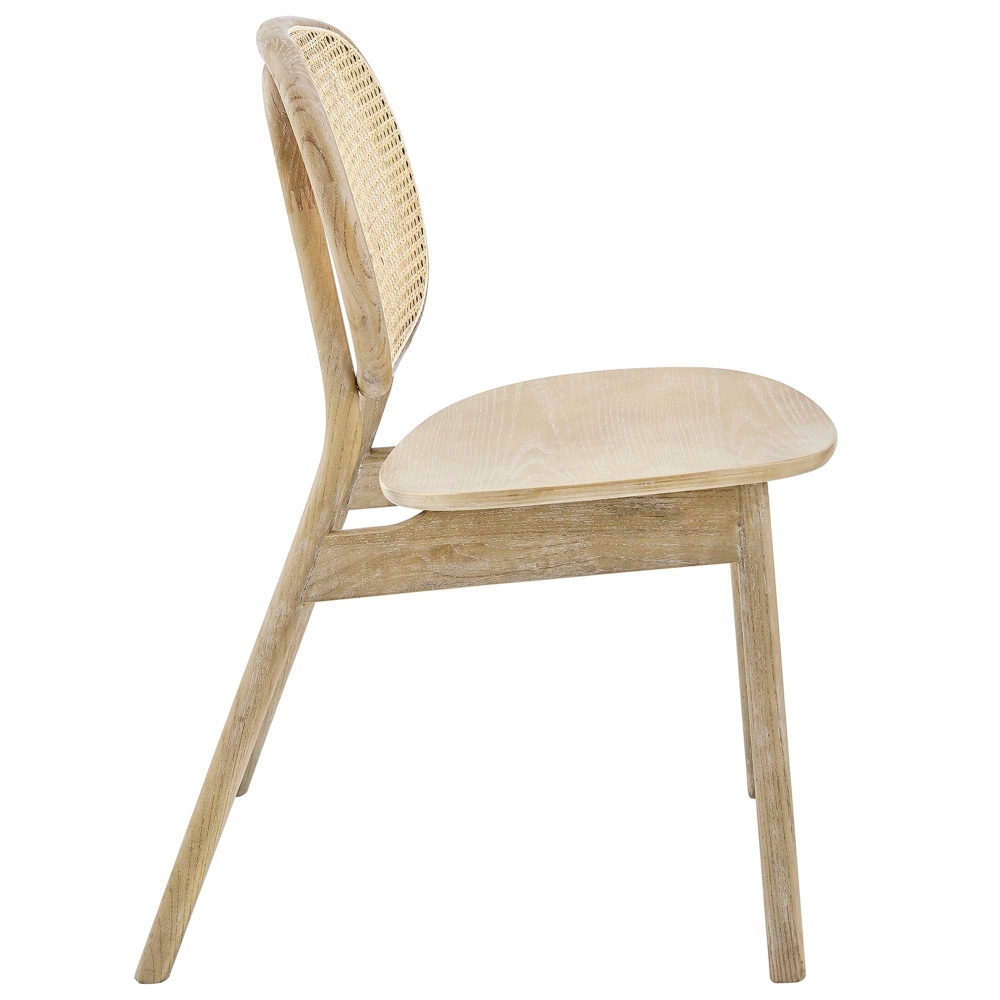 Modern Farmhouse Wood Dining Side Chairs Set of 2 - Image 4