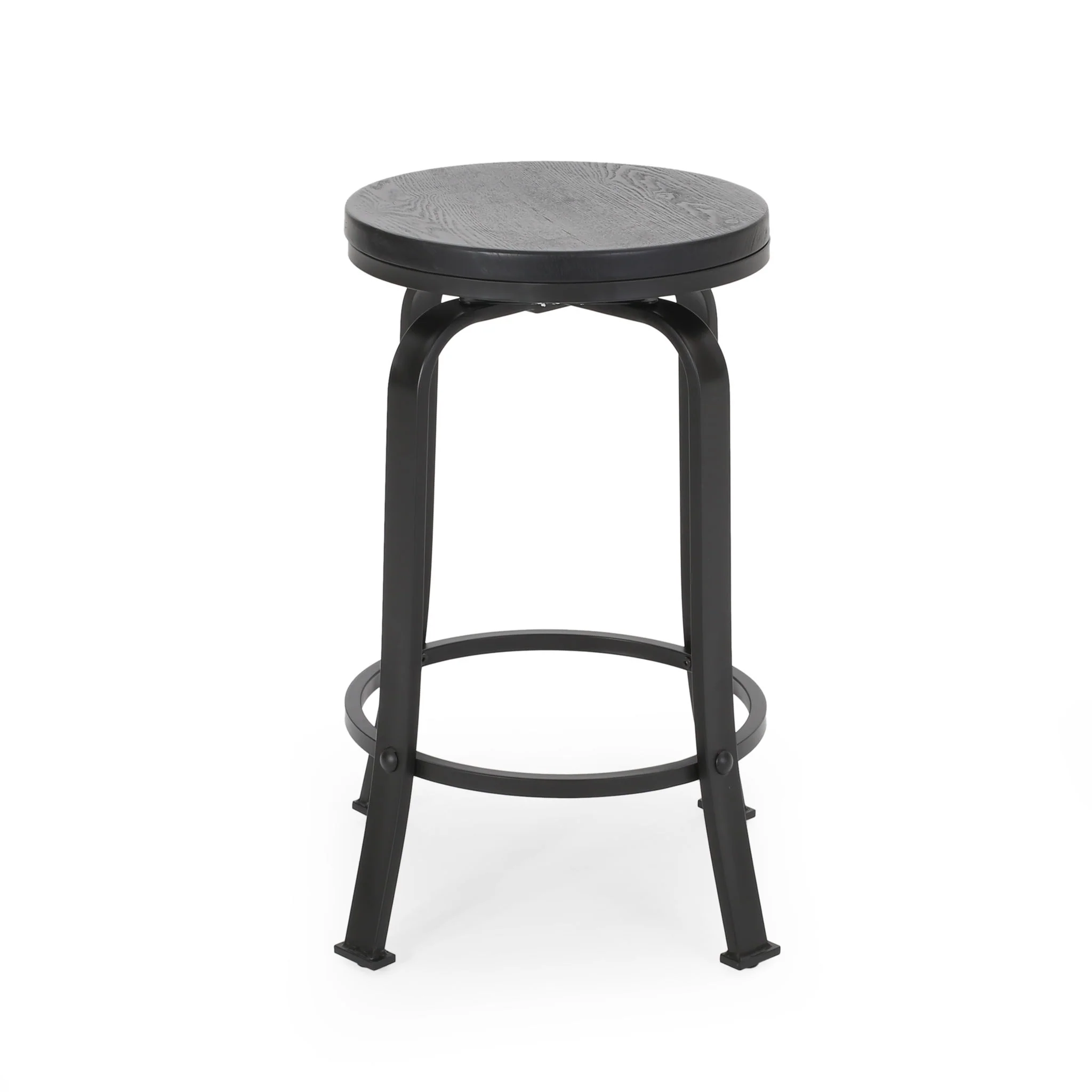 Modern Industrial Counter Stool Set With Swivel Function - Image 8