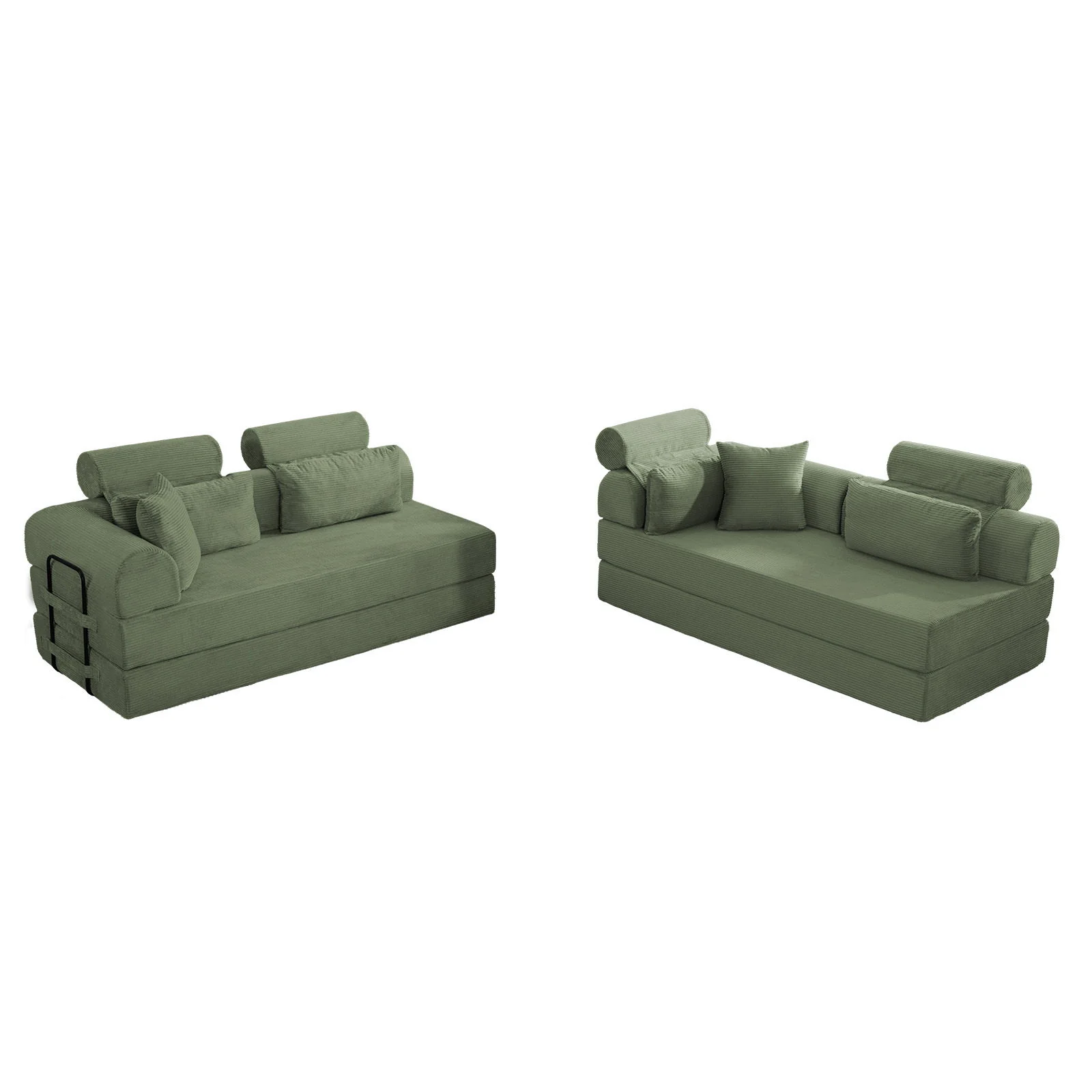 Modern L-Shape Modular Sectional Sofa, Compressed Design - Image 54