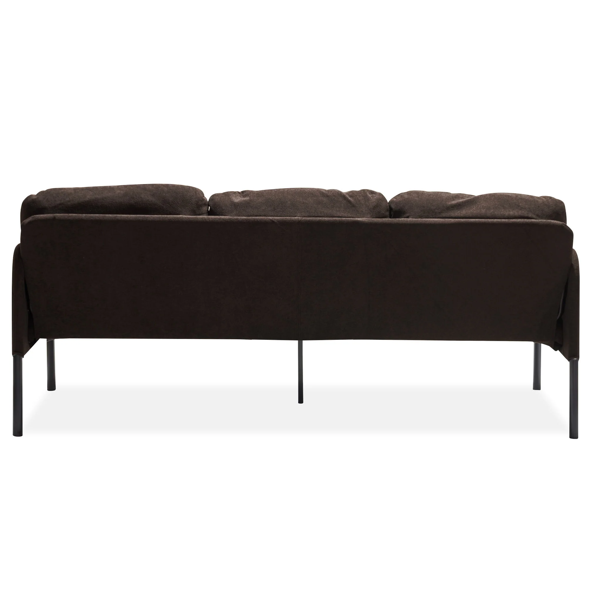 Modern L Shaped 3 Seater Sofa With Ottoman, Upholstered Couch For Small Spaces - Image 8