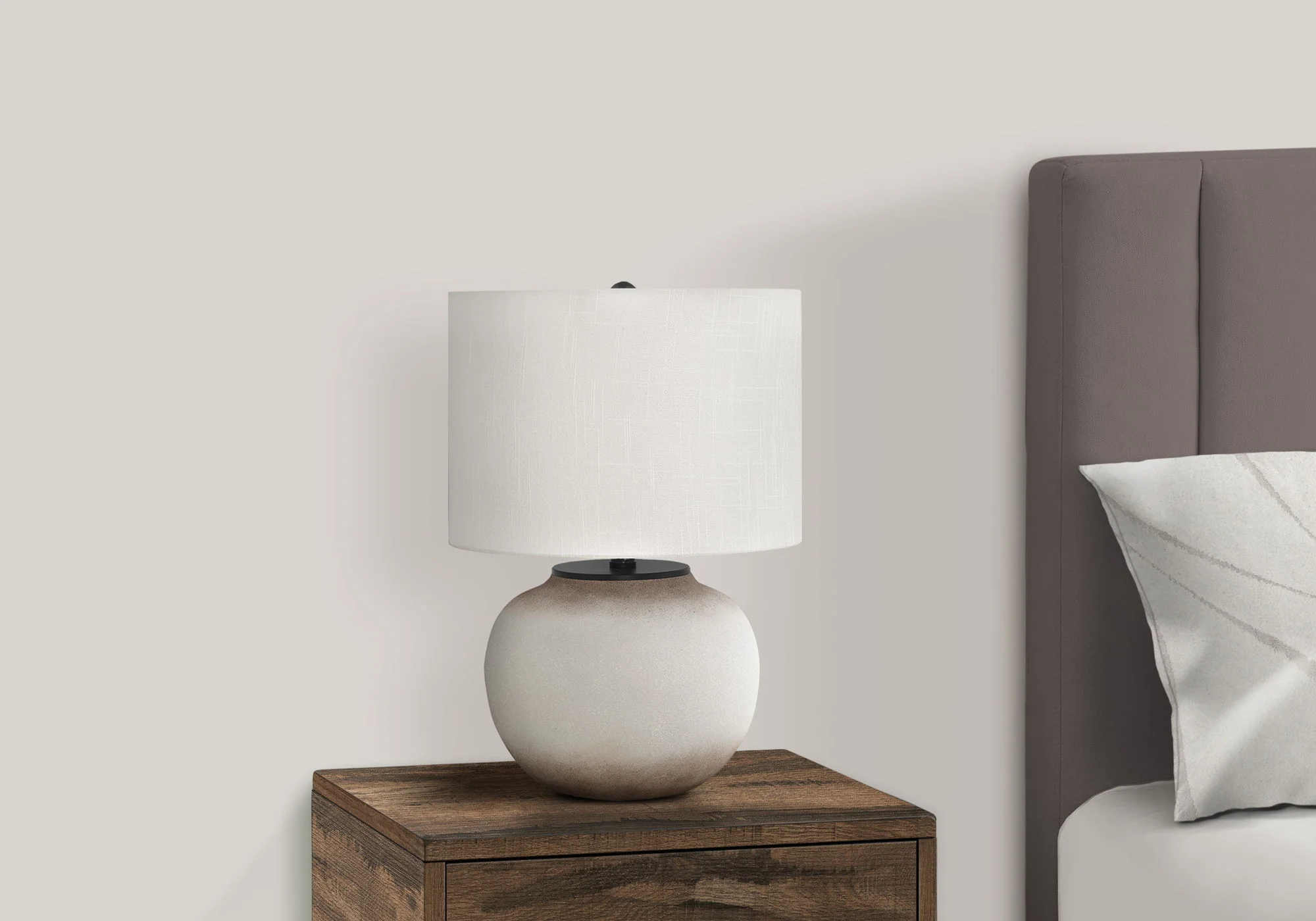 Modern Lighting, Table Lamp, Ceramic - Cream - Image 2