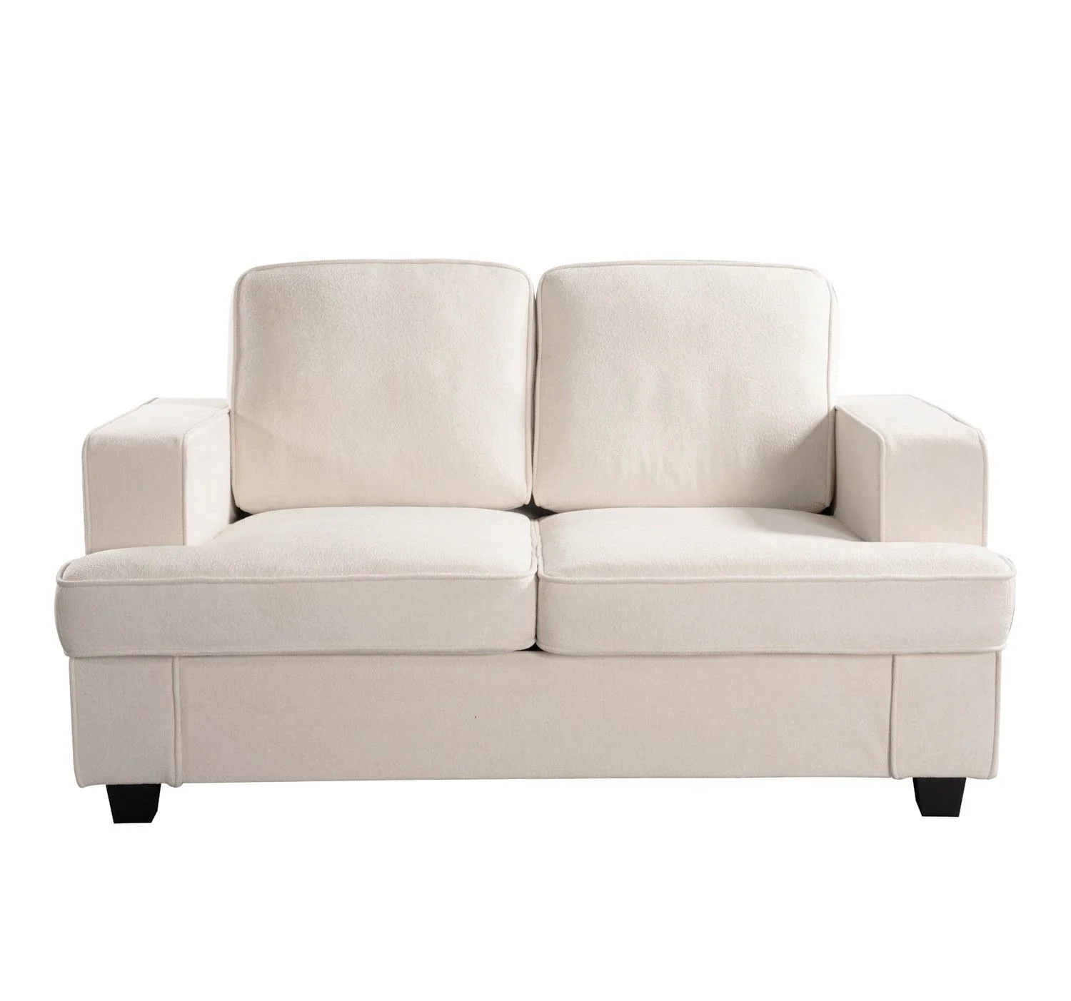 Modern Loveseat, Comfortable 2 Seater Couch With Deep Seating, Loose Back Cushions, Wide Arms - Image 26