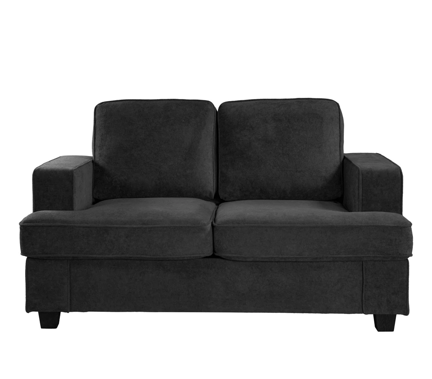 Modern Loveseat, Comfortable 2 Seater Couch With Deep Seating, Loose Back Cushions, Wide Arms - Image 8