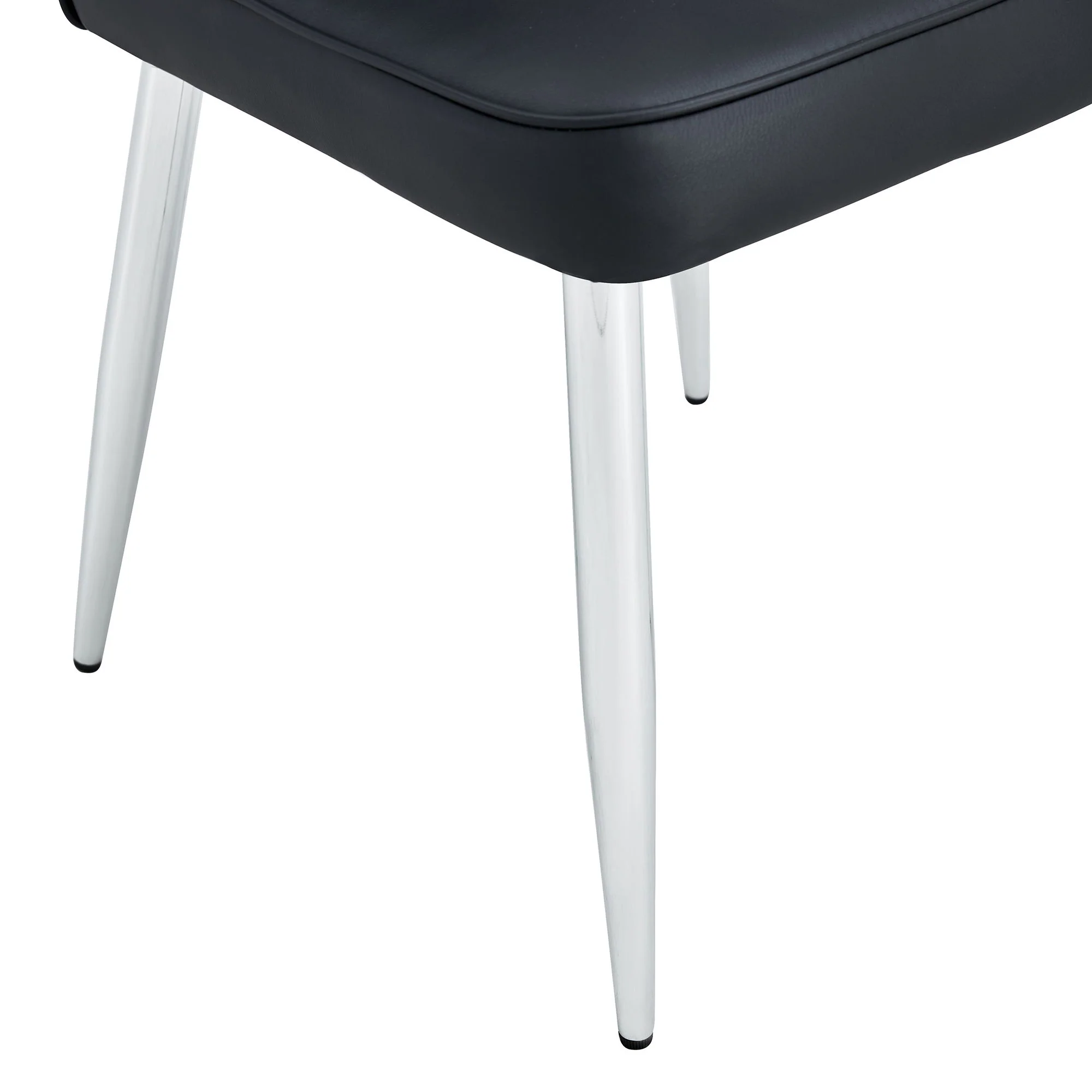 Modern Minimalist Dining Chairs With Metal Legs - Image 15