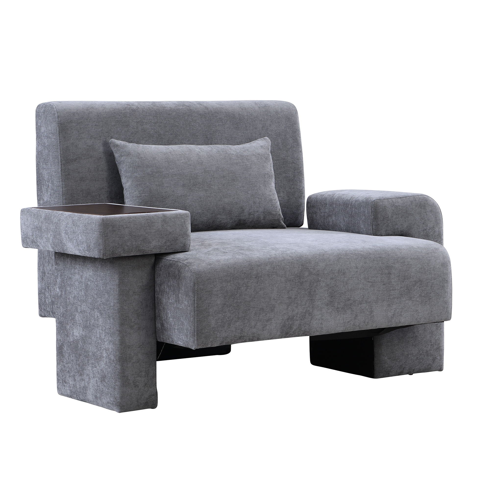 Modern Oversized Armchair With Soft Cushion For Living Room - Image 12
