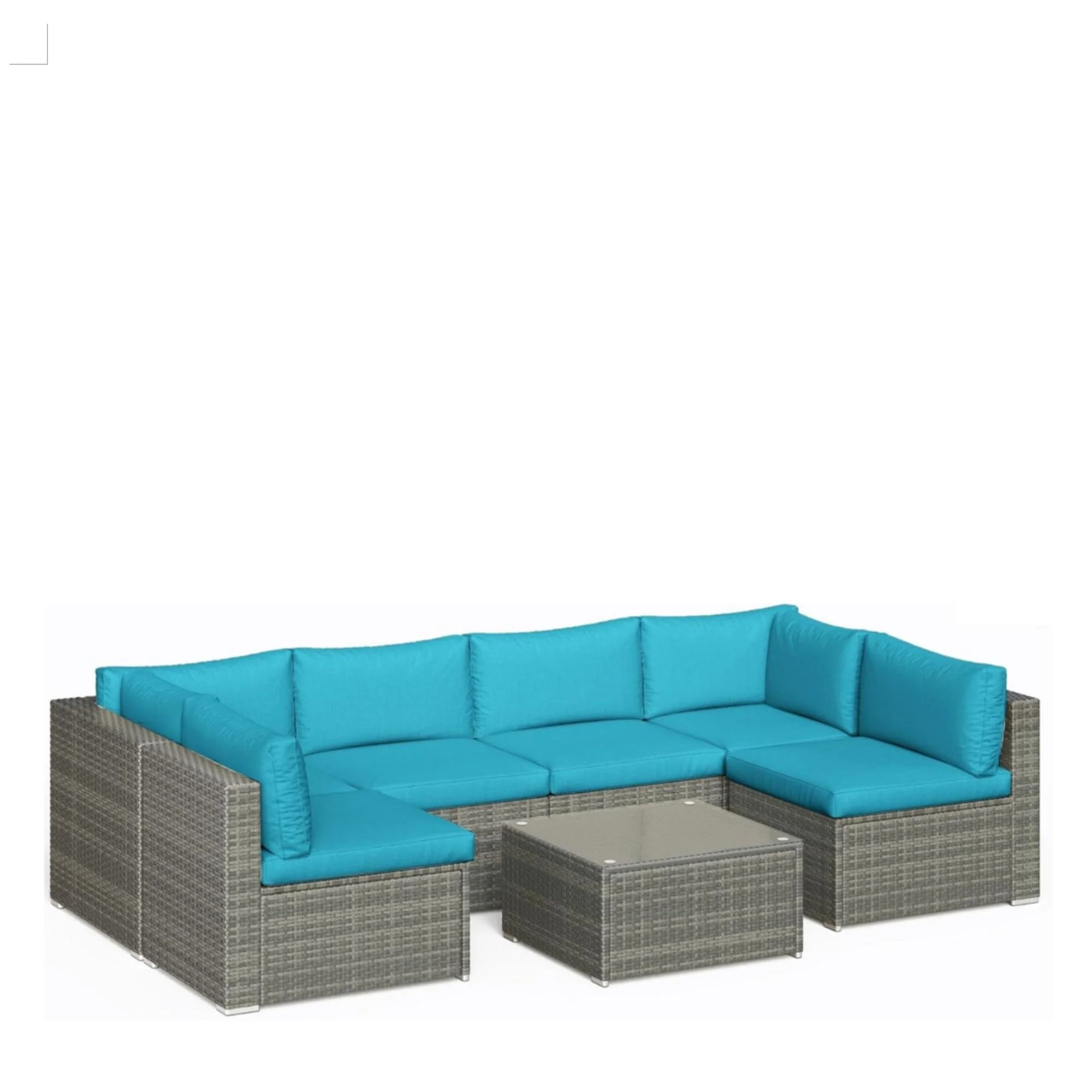 Modern Patio Set With Coffee Table - Image 4