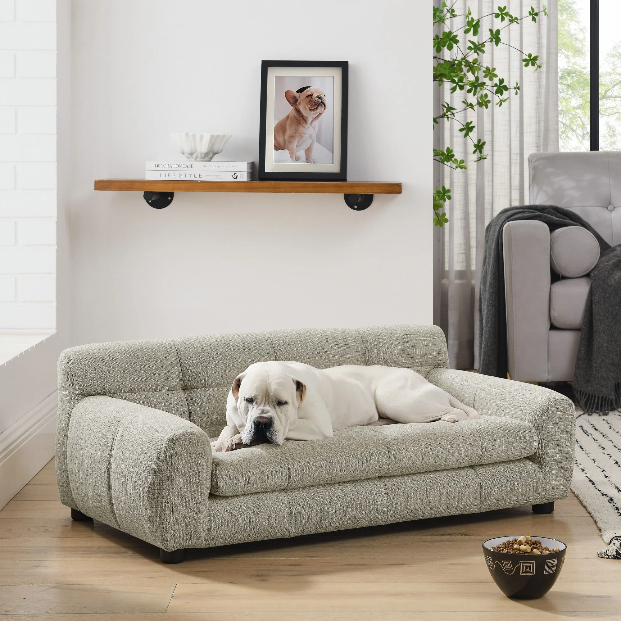 Modern Pet Sofa With Backrest And Armrests - Image 7