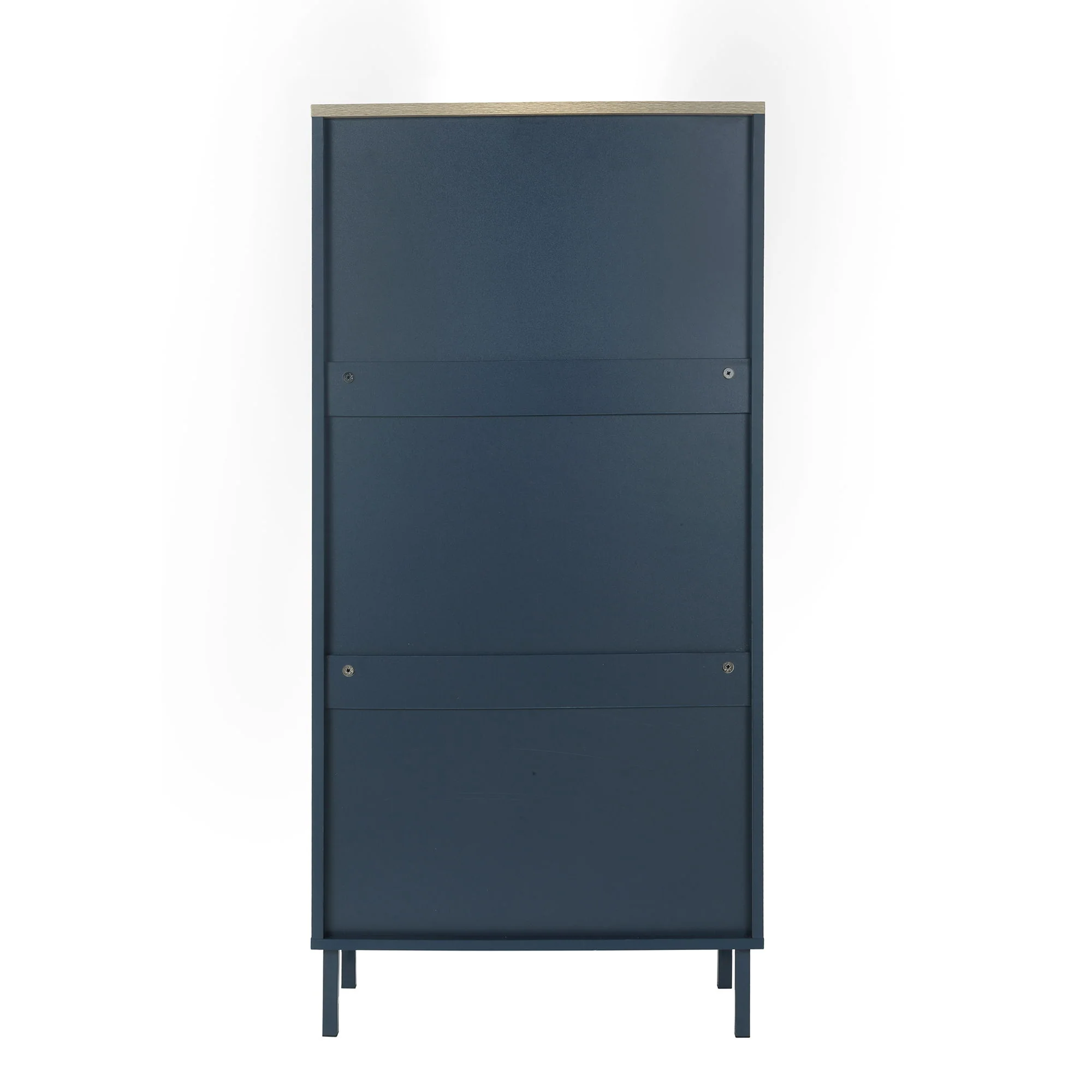 Modern Rattan 3 Door Shoe Rack Cabinet For Entryway - Image 20
