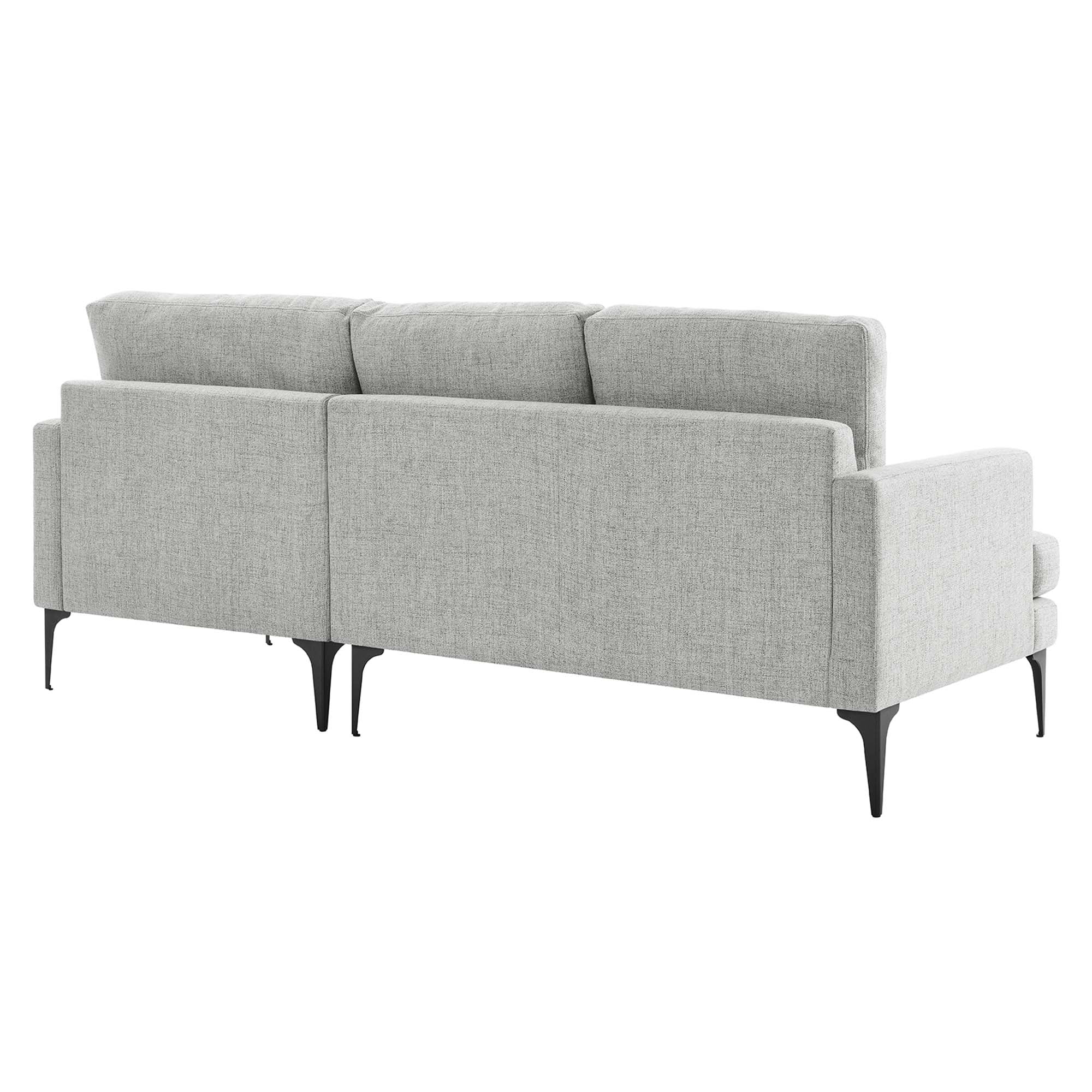 Modern Right-Facing Upholstered Fabric Sectional Sofa – 81 Inch - Image 23