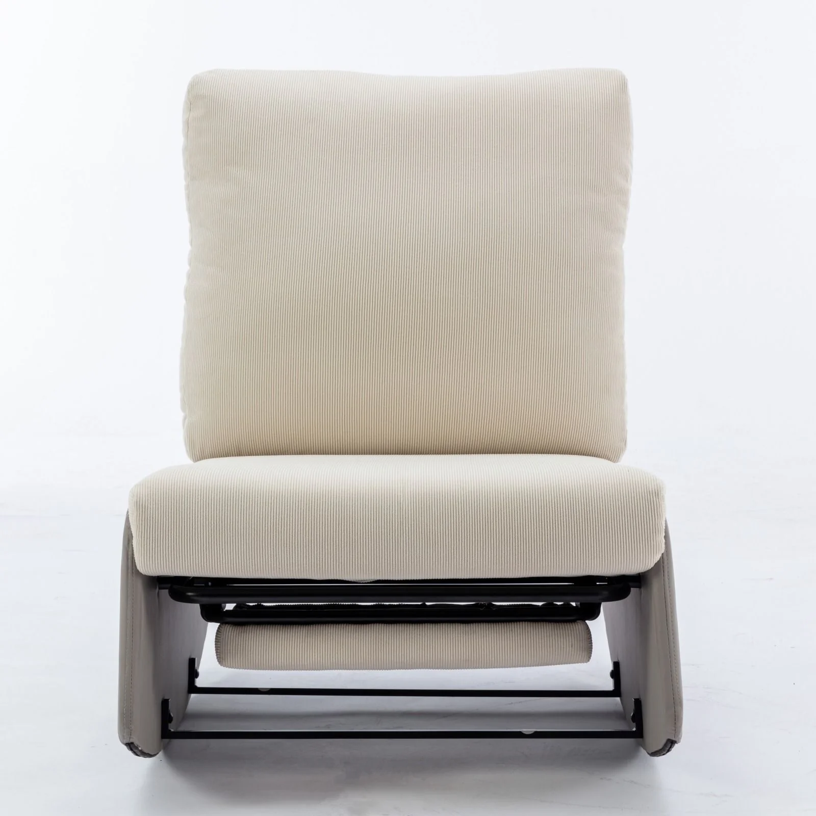 Modern Rocking Chair Recliner, Comfy Rocker Nursery Chair With Footrest, Accent Reading Chair, Upholstered Lounge Chair For Relaxing, Resting, Soft Padded Rocker For Indoor Living Room Bedroom - Image 18