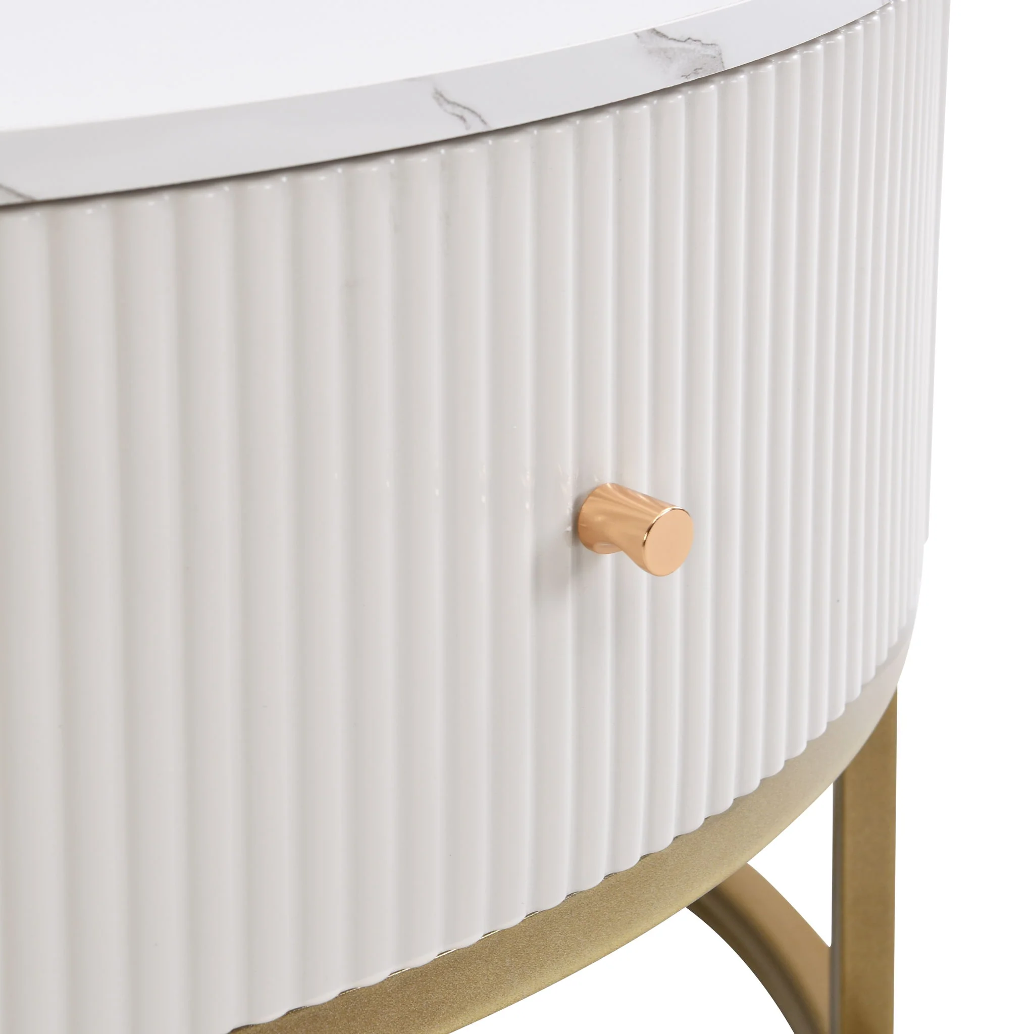 Modern Round Table With Drawers - Image 11