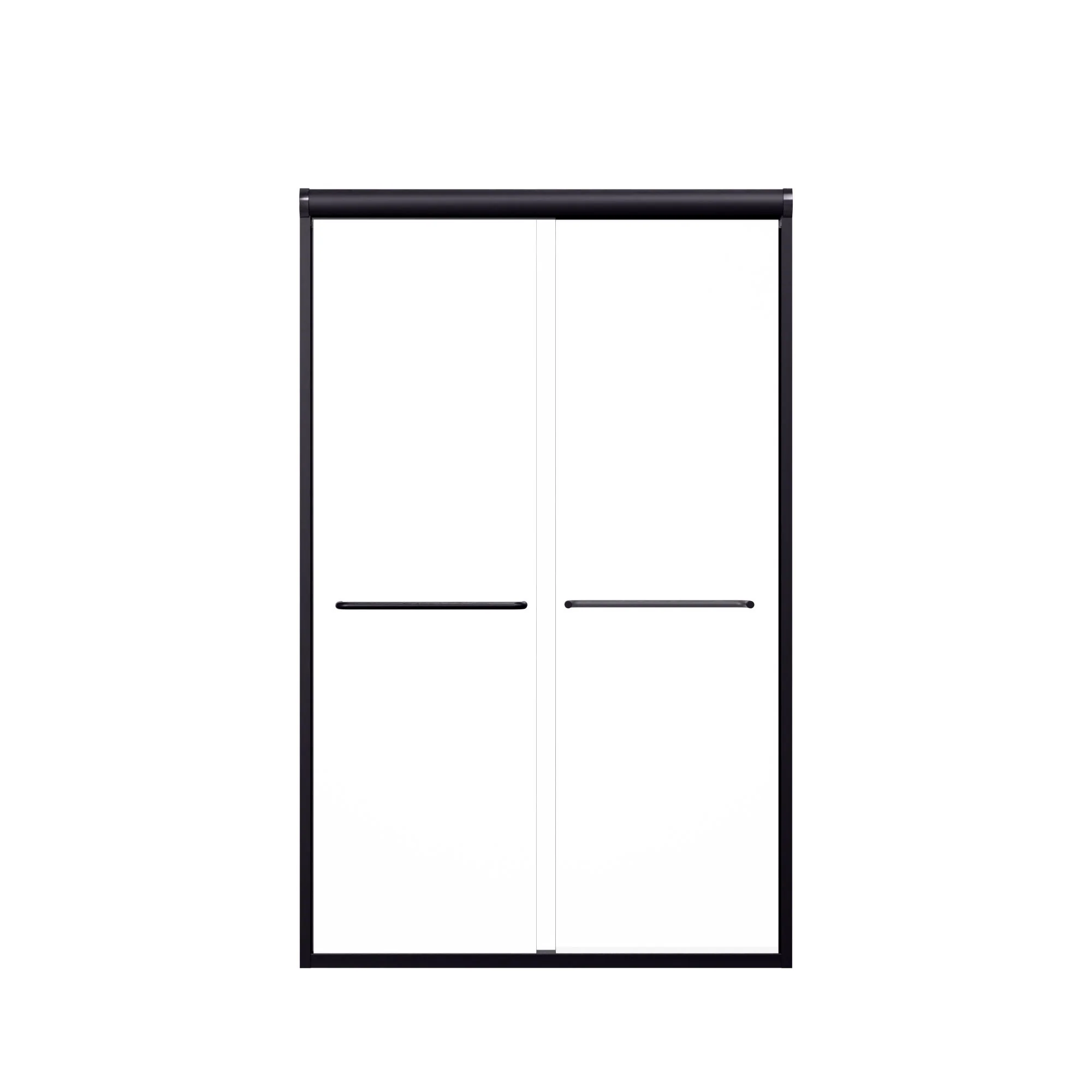 Modern Semi Frameless Double Sliding Shower Door - Image 2