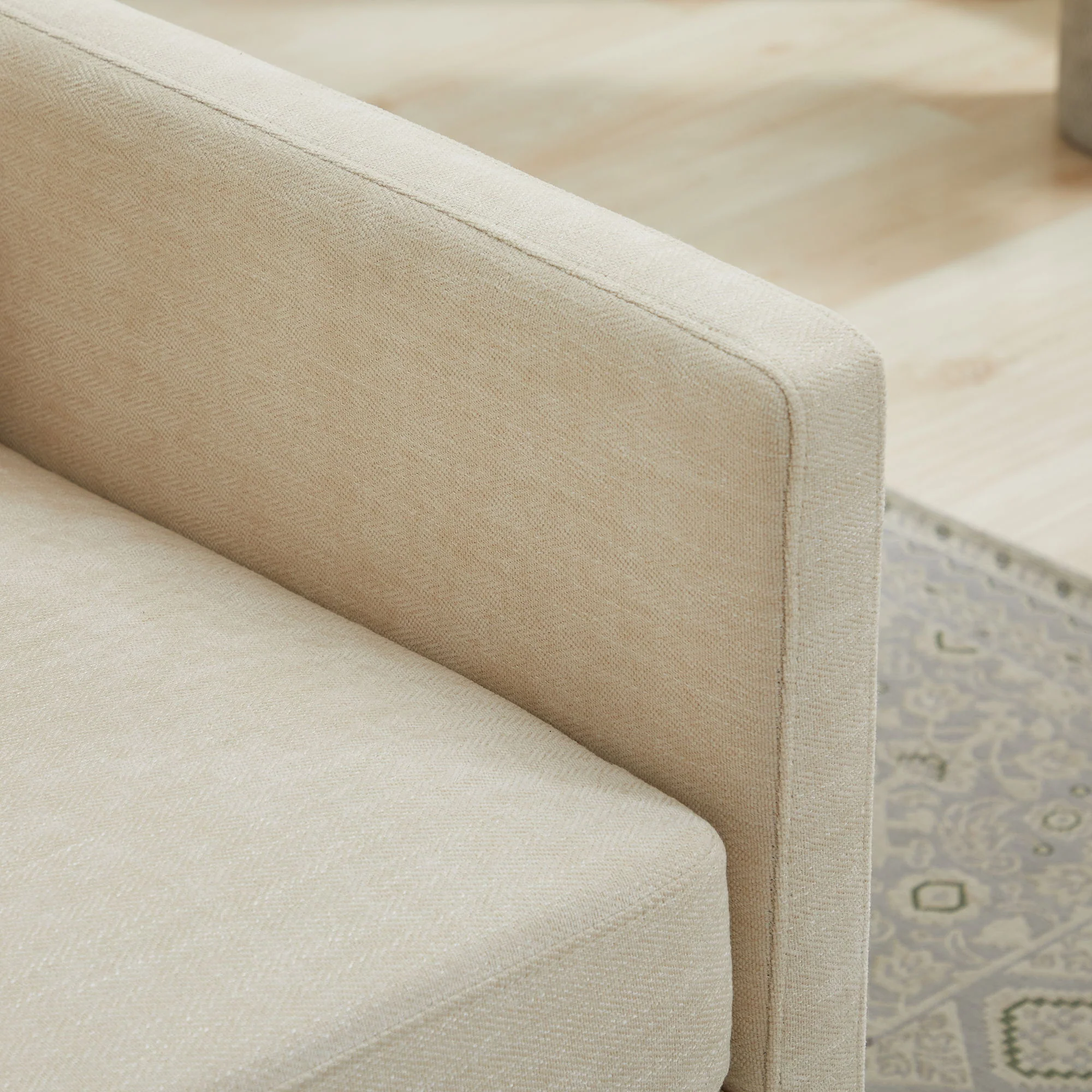 Modern Square Upholstered Swivel Accent Chair With Metal Base - Image 38