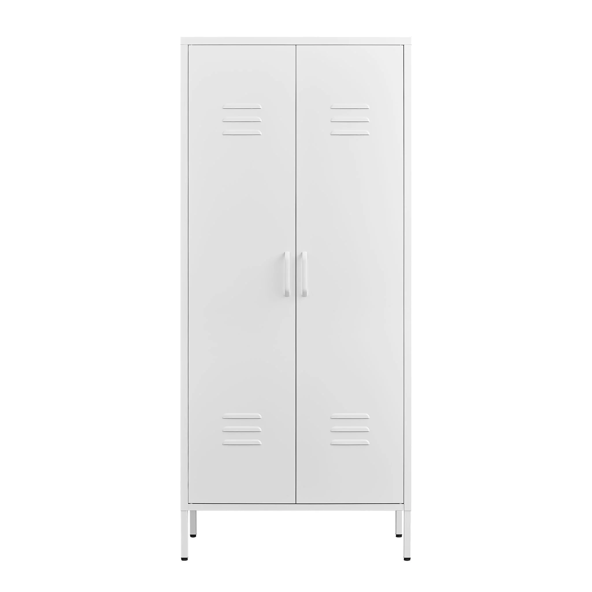 Modern Storage Cabinet With Adjustable Shelves, Magnetic Door Stopper - Image 6