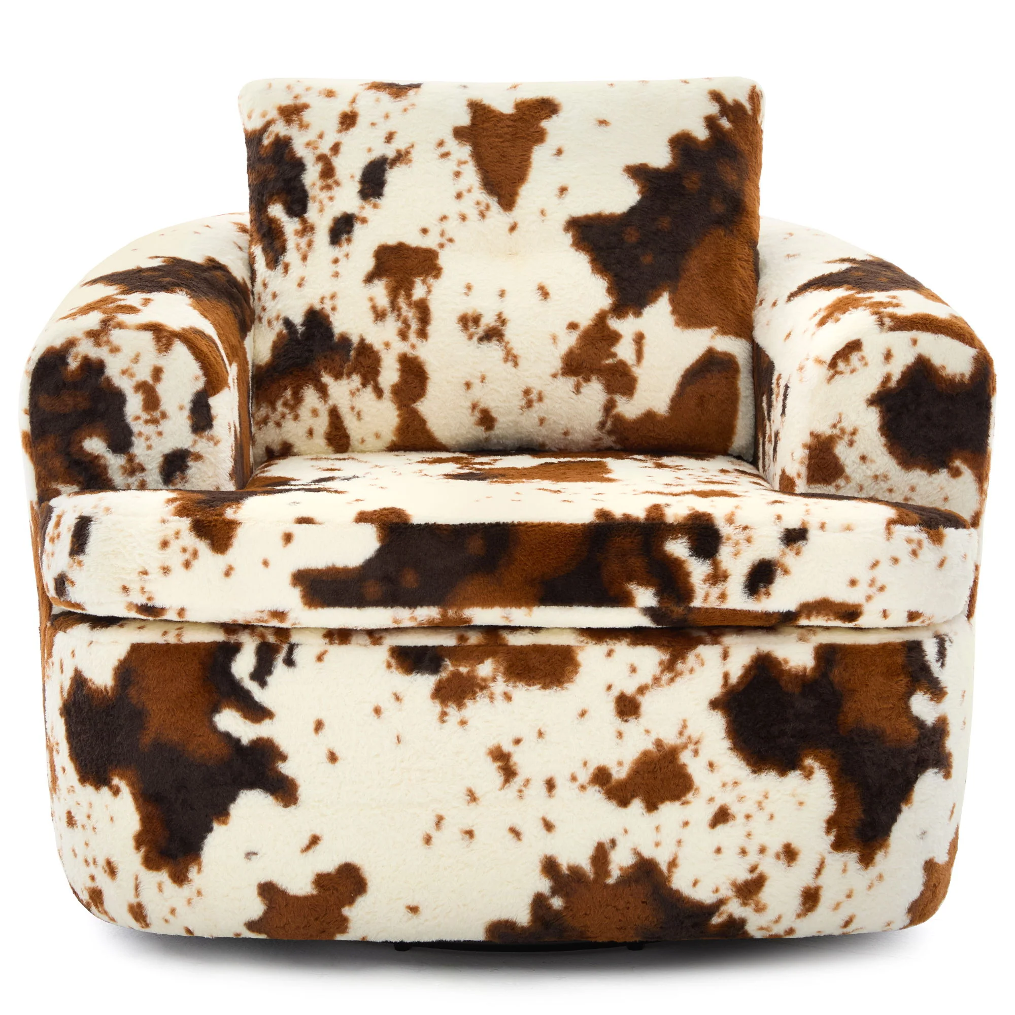 Modern Swivel Barrel Chair With Dual-Layer Cushion - Image 16