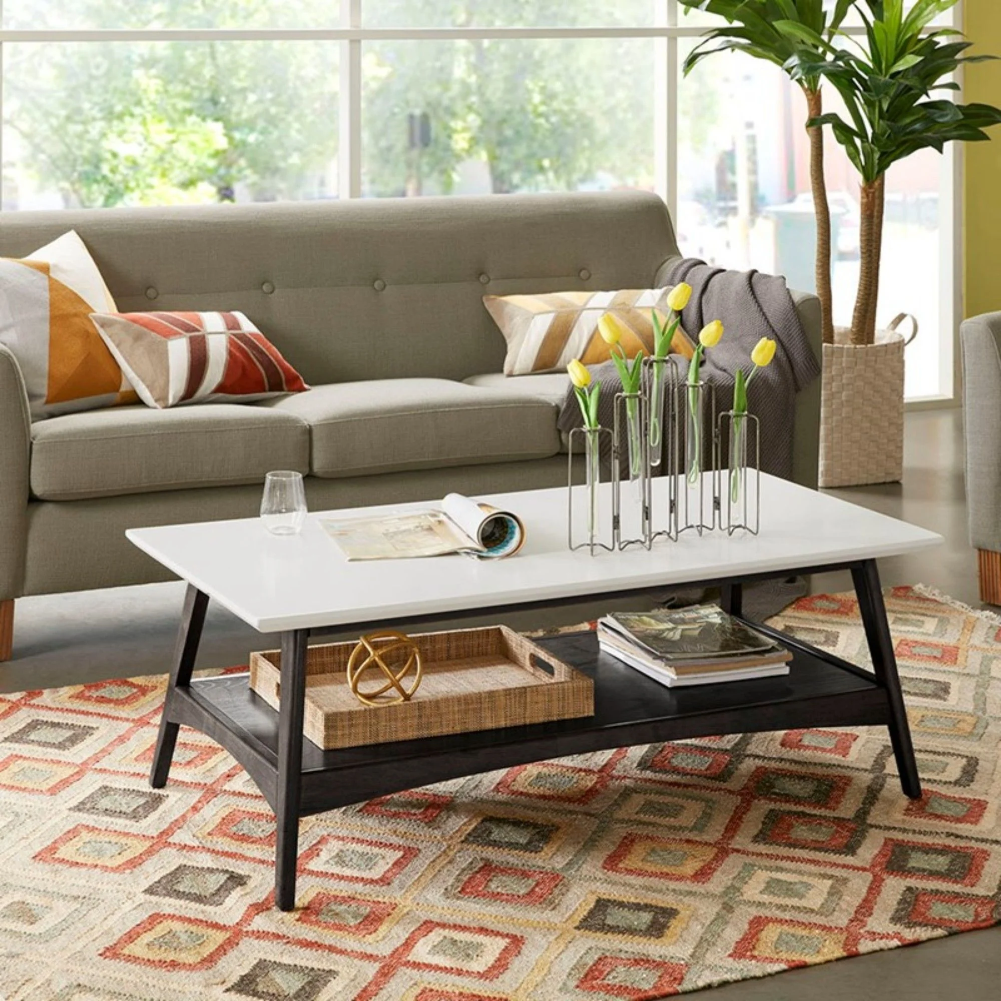 Modern Table With Extra Storage - Image 13