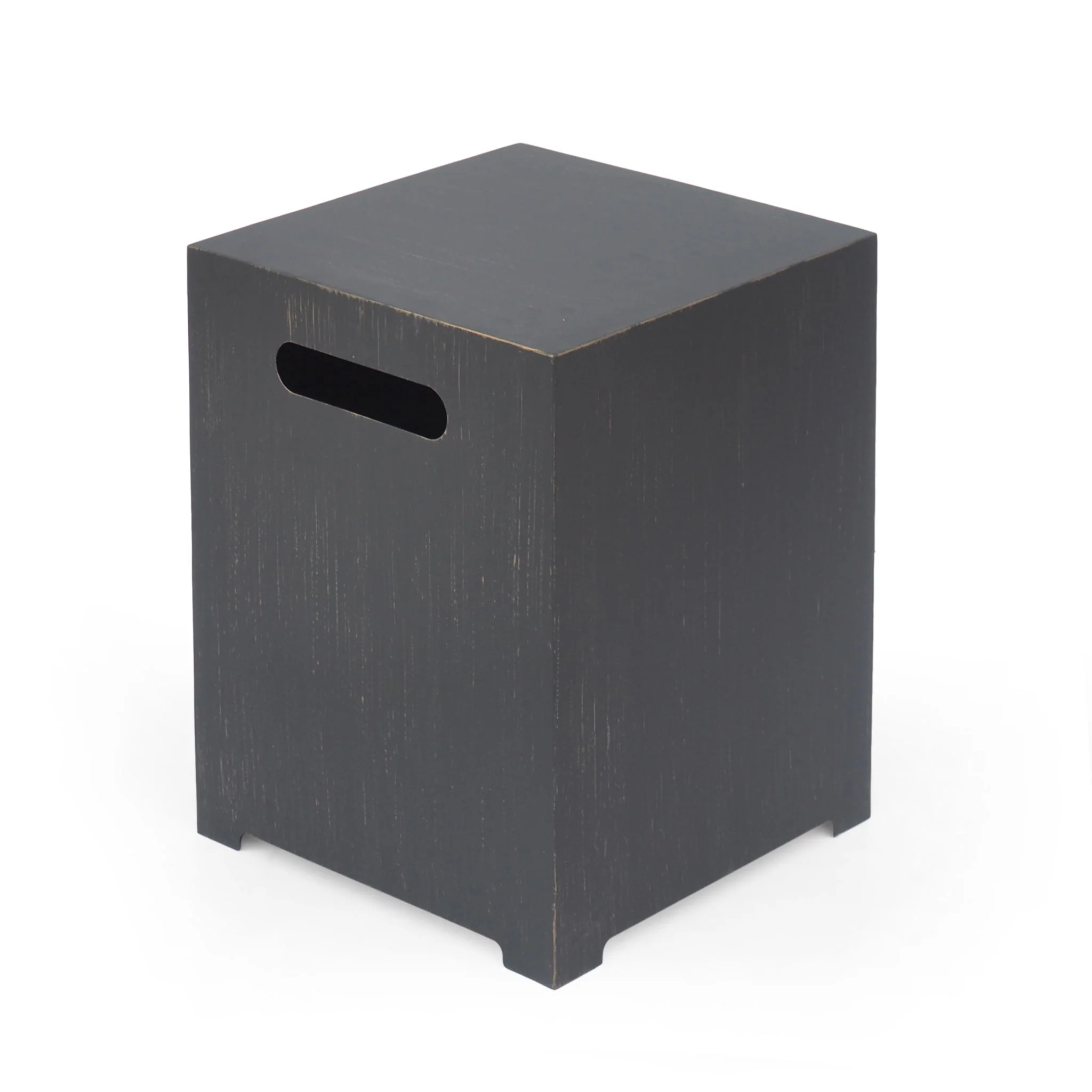 Modern Tank Holder Side Table With Powder Coated Frame - Image 2