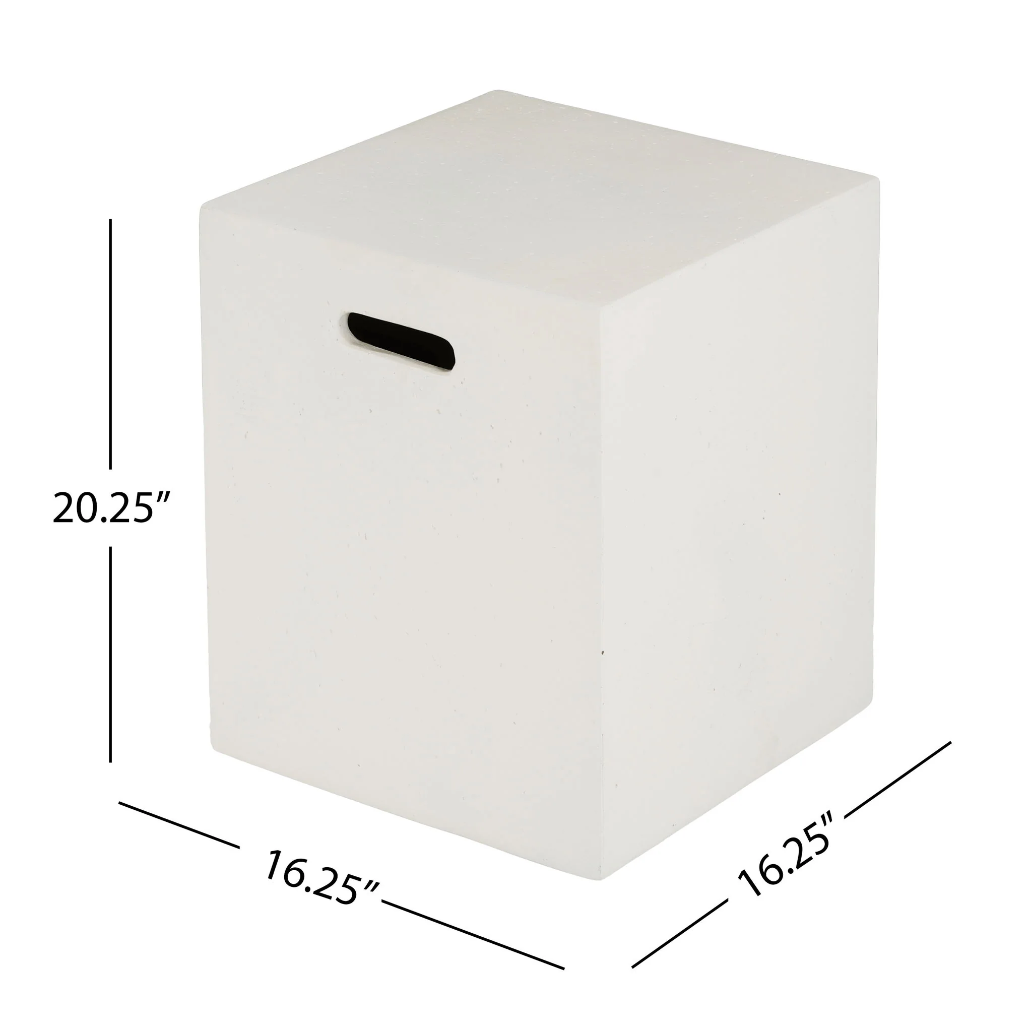 Modern Tank Holder Side Table With Smooth Concrete Surface - Image 10