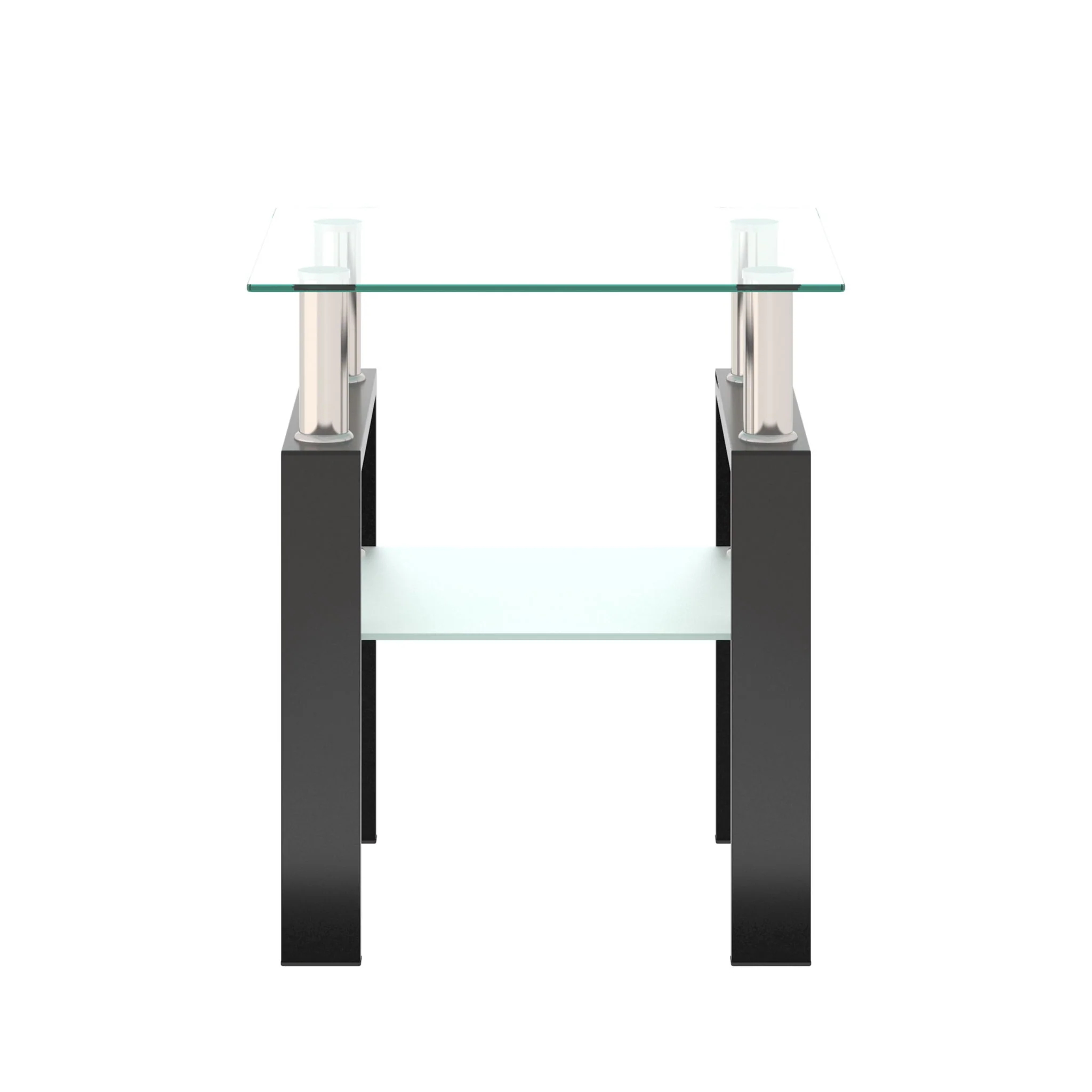 Modern Tempered Glass Tea Table, End Square Table For Living Room - Image 33