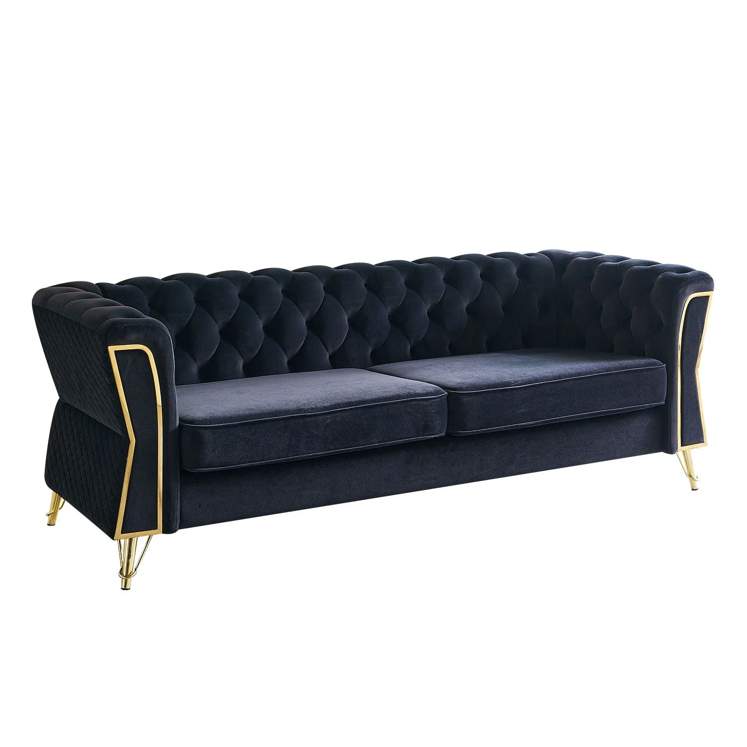 Modern Tufted Sofa For Living Room - Image 4