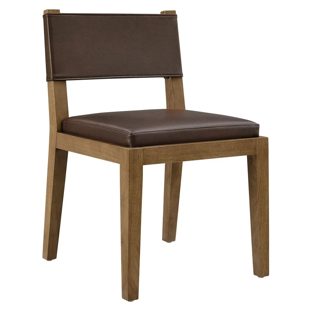 Modern Vegan Leather Dining Side Chair - Image 7