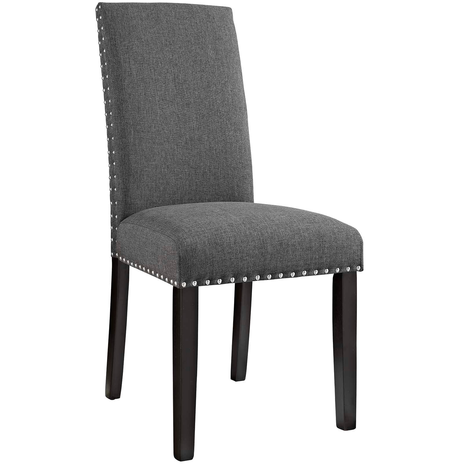 Modern Vinyl Upholstered Dining Side Chairs Set of 2 - Image 7