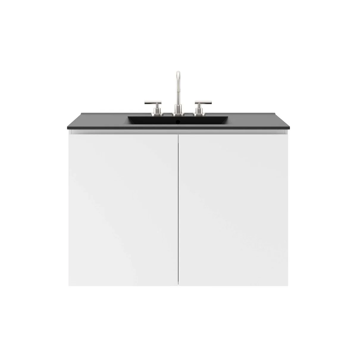 Modern Wall-Mount Bathroom Vanity with Sink for Space-Saving Contemporary Baths - Image 87