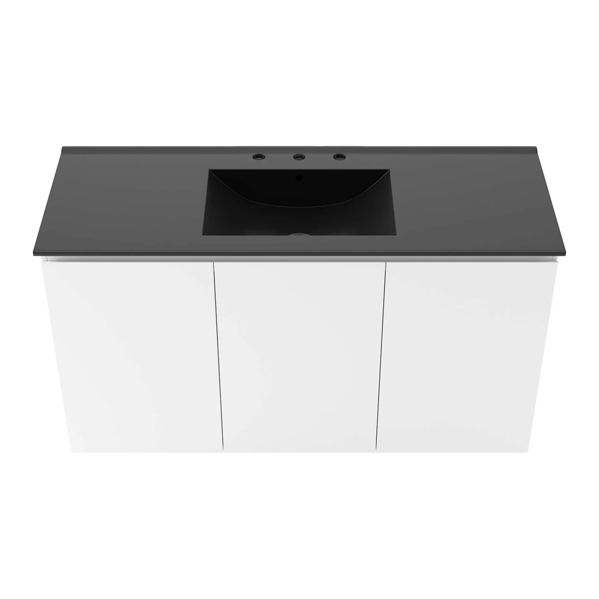 Modern Wall-Mount Bathroom Vanity with Sink for Space-Saving Contemporary Baths - Image 97