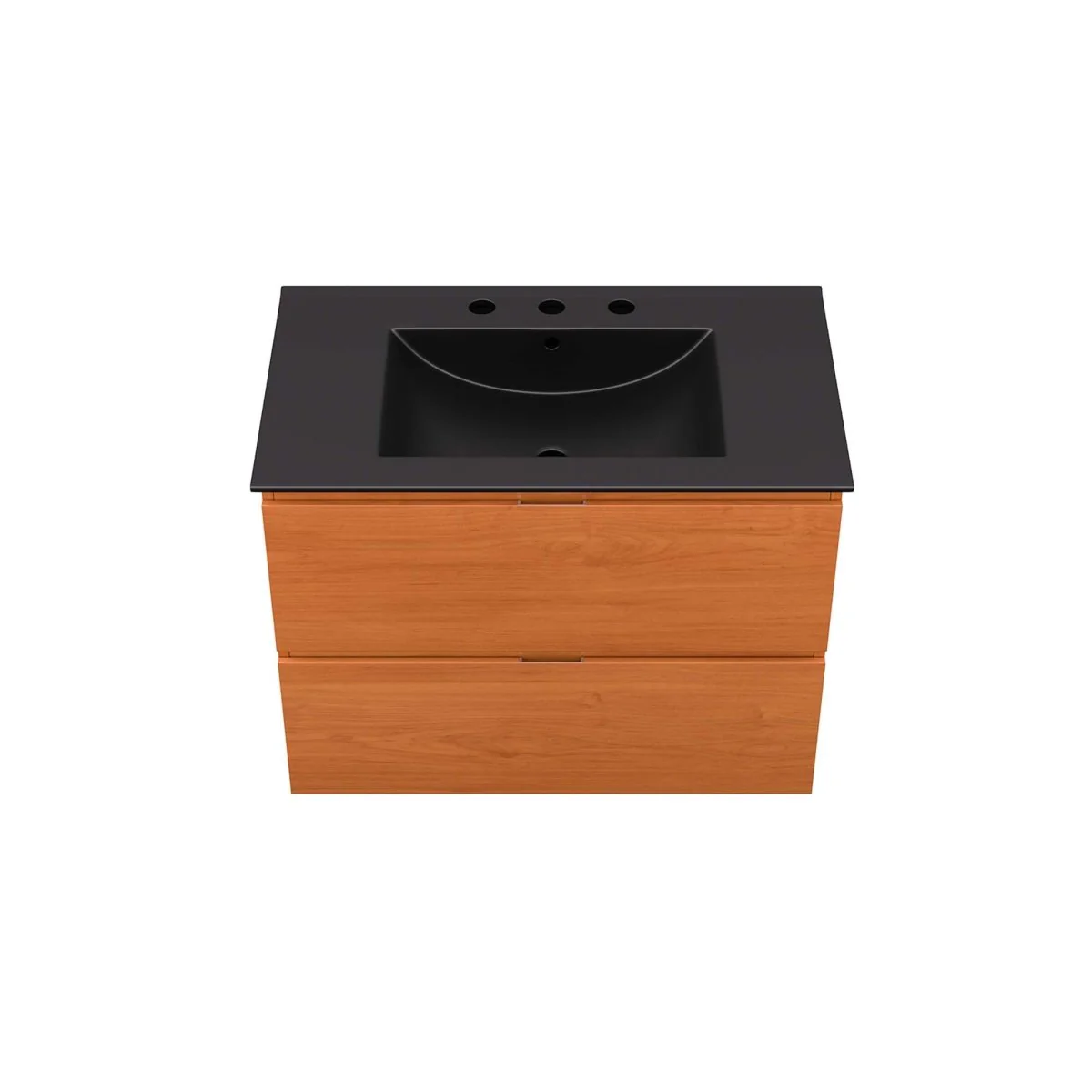 Modern Wall-Mount Bathroom Vanity with Sink — Single and Double Configurations - Image 42