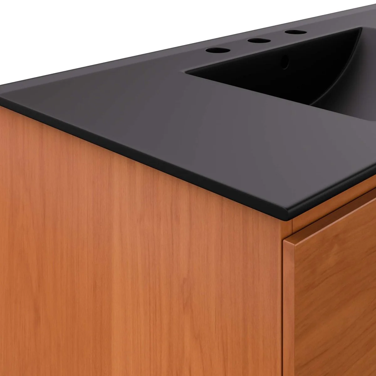 Modern Wall-Mount Bathroom Vanity with Sink — Single and Double Configurations - Image 62