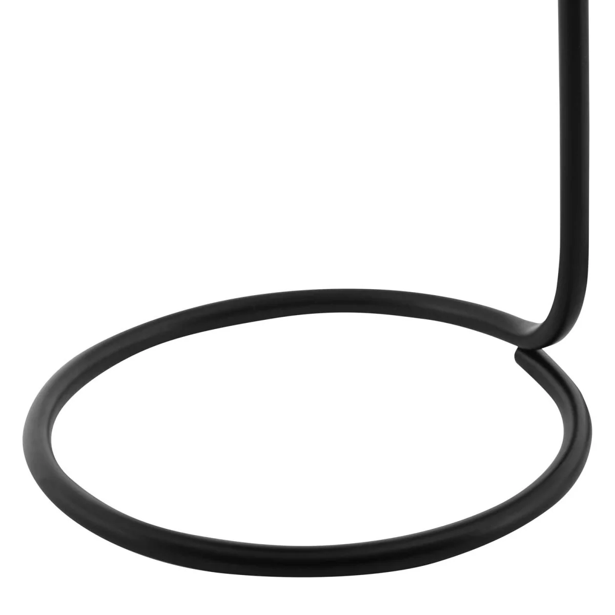 Modern Wire Base Metal Table Lamp – Matte Black - Image 4