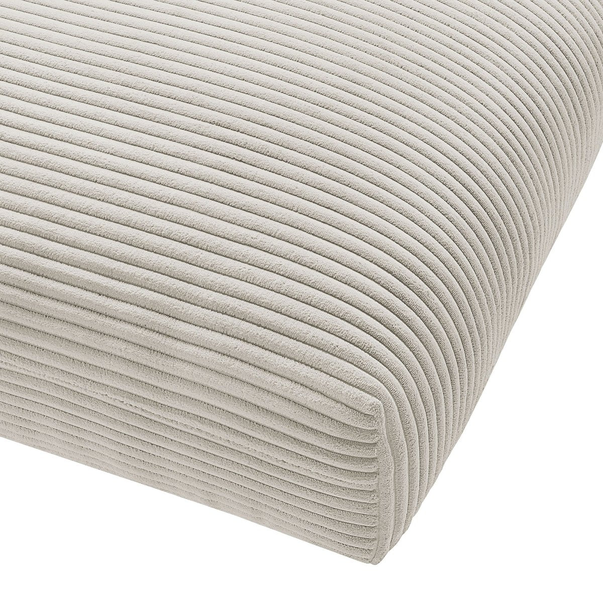Modular Corduroy Upholstered Ottoman – Large Square 45 Inch - Image 5