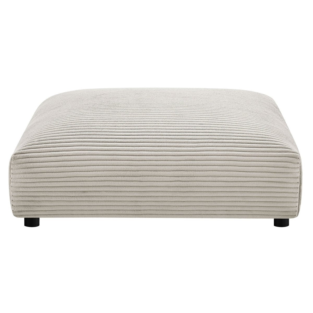 Modular Corduroy Upholstered Ottoman – Large Square 45 Inch - Image 7