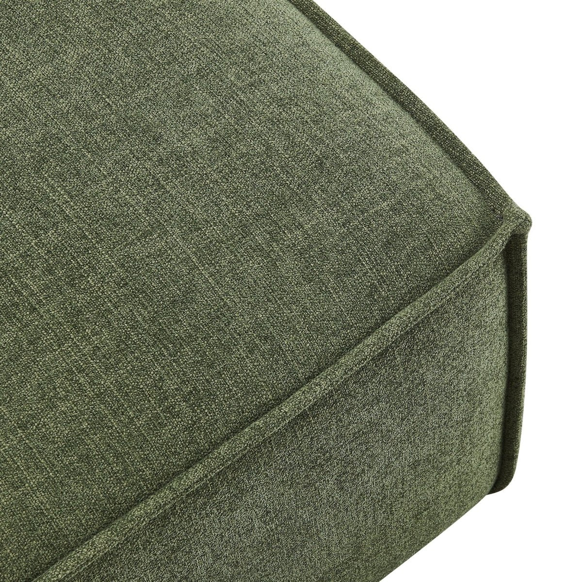 Modular Performance Fabric Ottoman with Piping – 41 Inch - Image 12