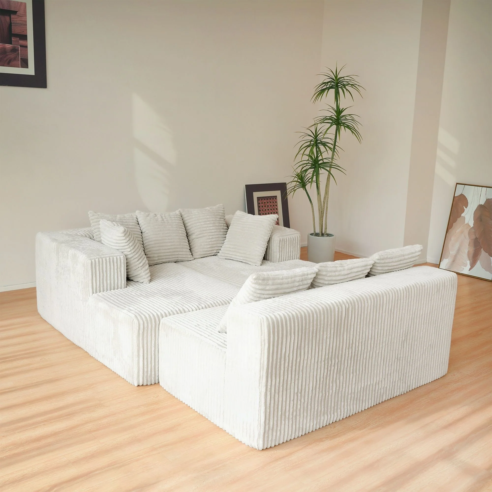 Modular U Shaped Sectional Sofa - Image 11
