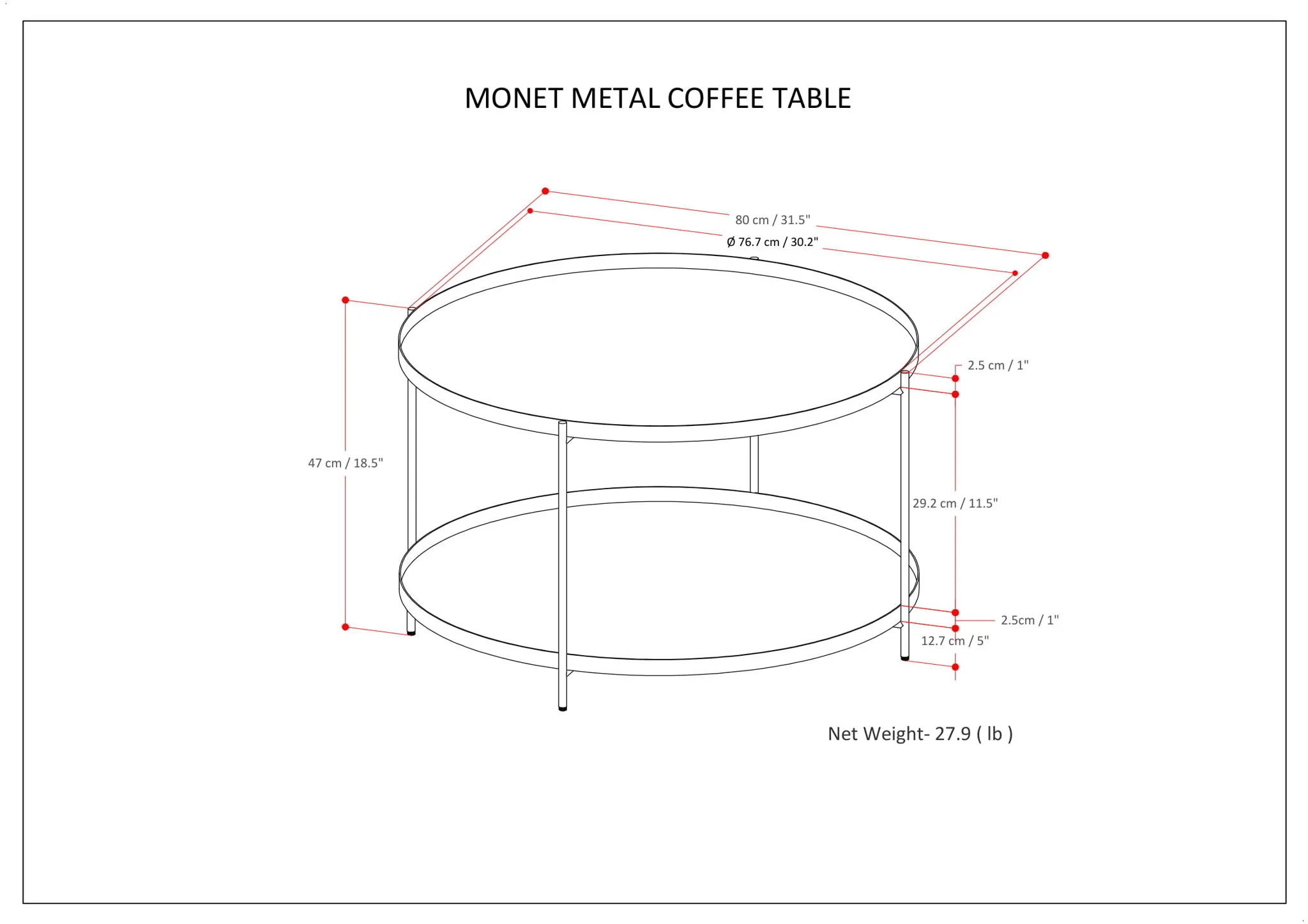 Monet - Handcrafted Table - Image 5