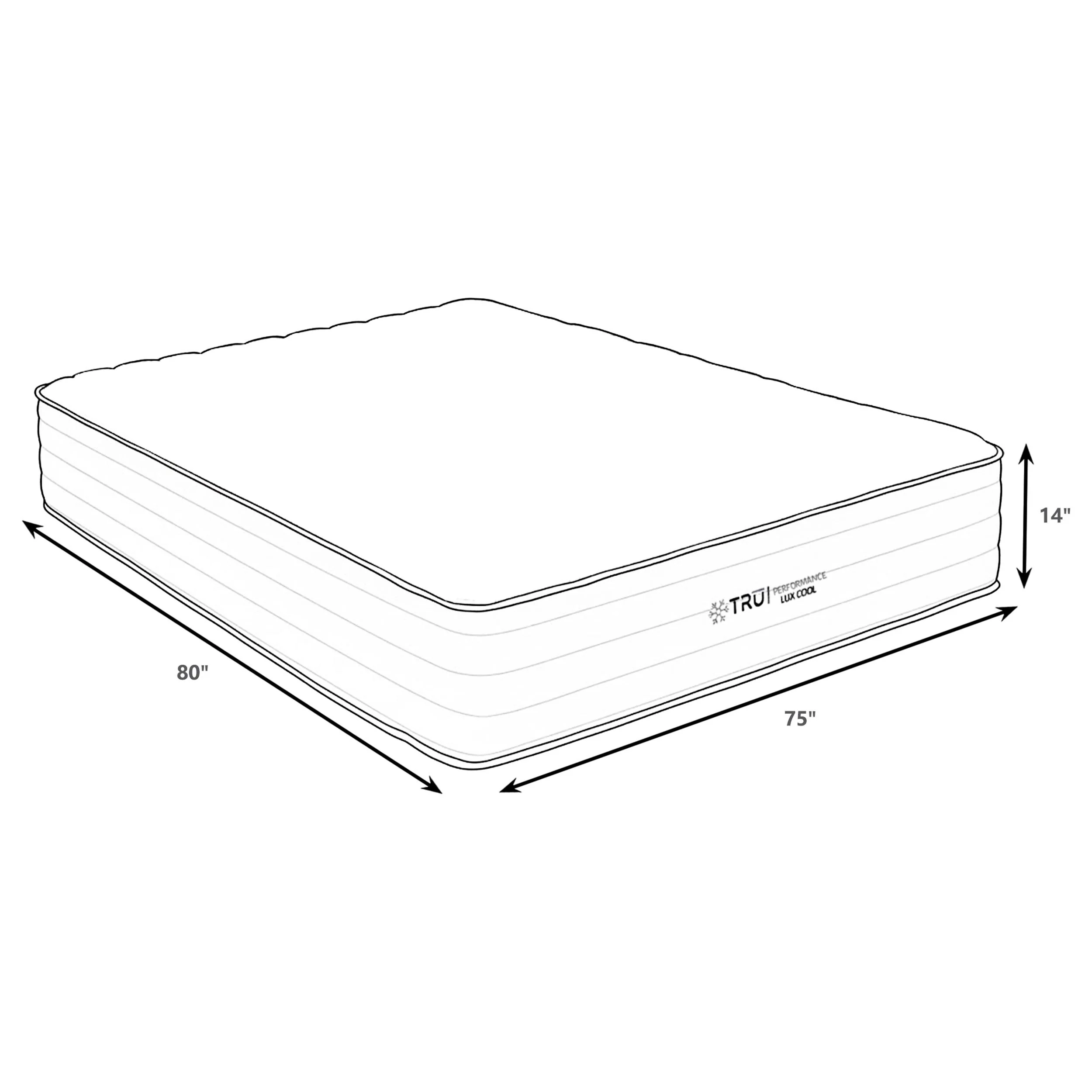 Montlake 14-Inch Eastern King Cool Firm Foam Hybrid Mattress - Image 2