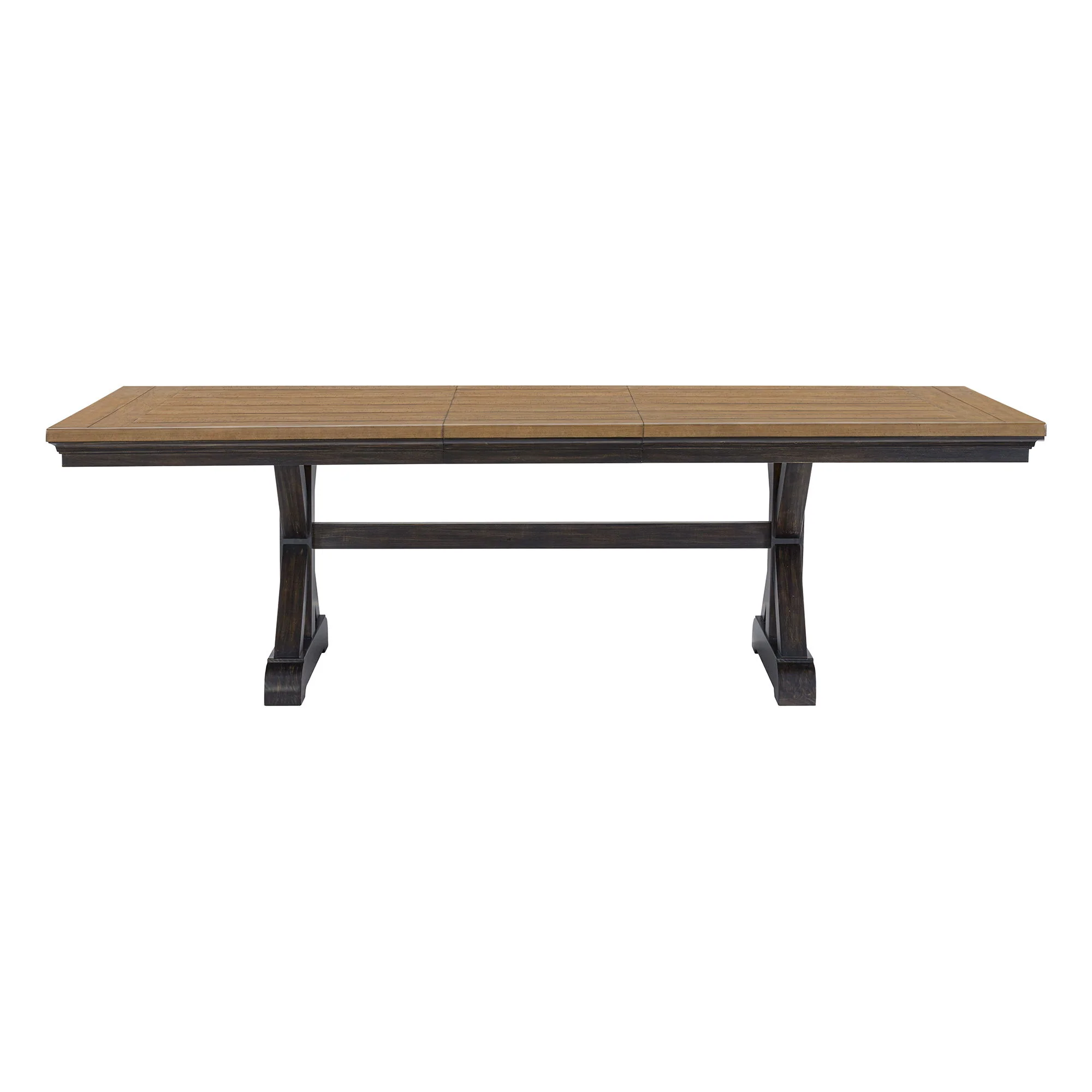 Montrose - Dining Table With 20" Leaf - Espresso And Brown - Image 2