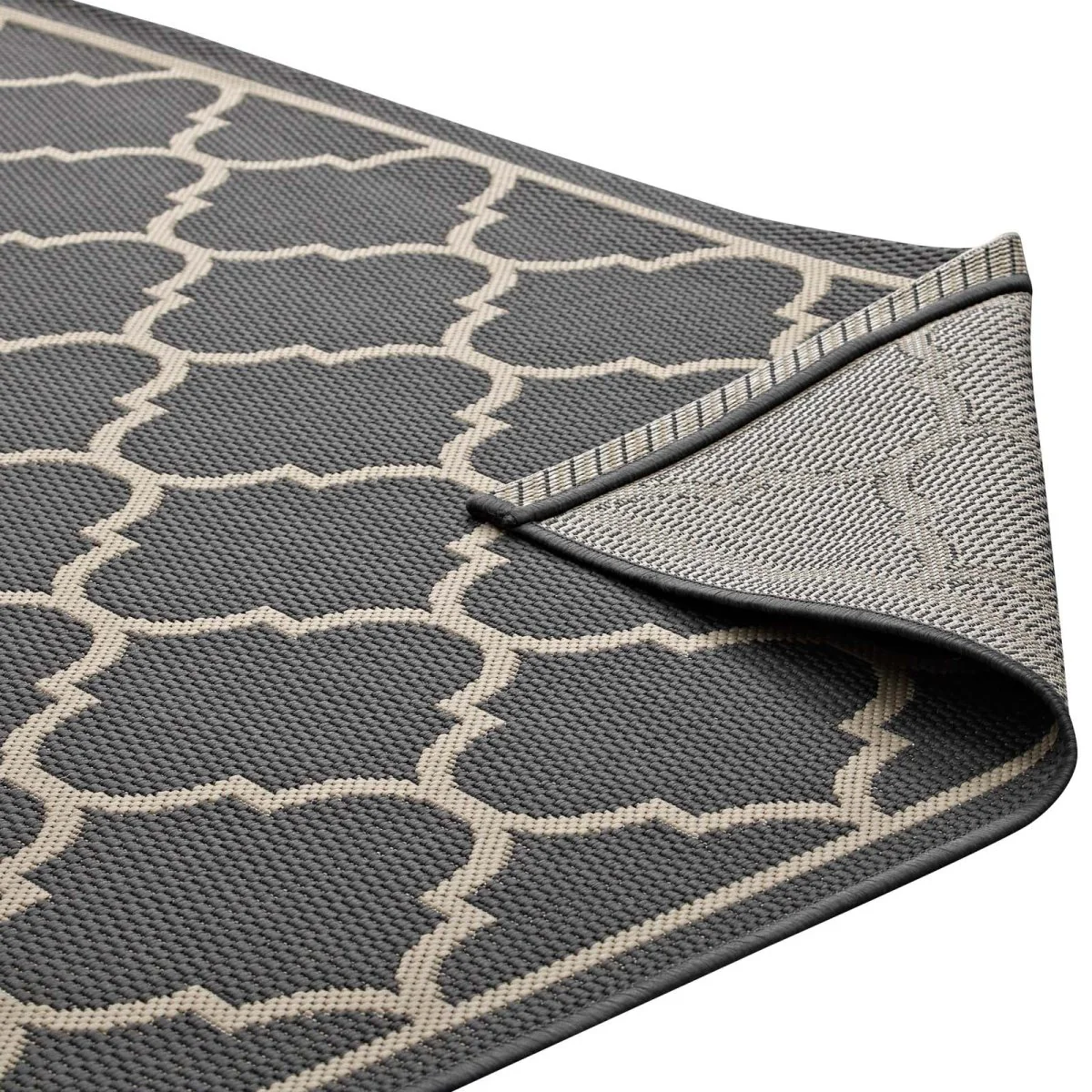 Moroccan Trellis Indoor Outdoor Area Rug - Classic Pattern for Living Room & Patio - Image 12