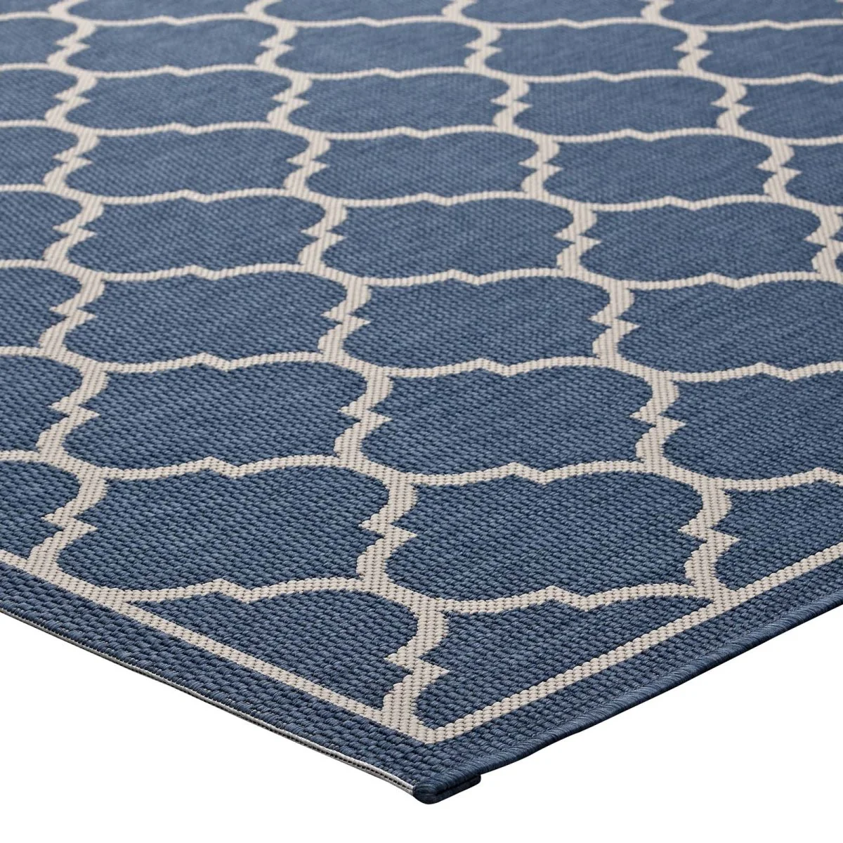 Moroccan Trellis Indoor Outdoor Area Rug - Classic Pattern for Living Room & Patio - Image 24