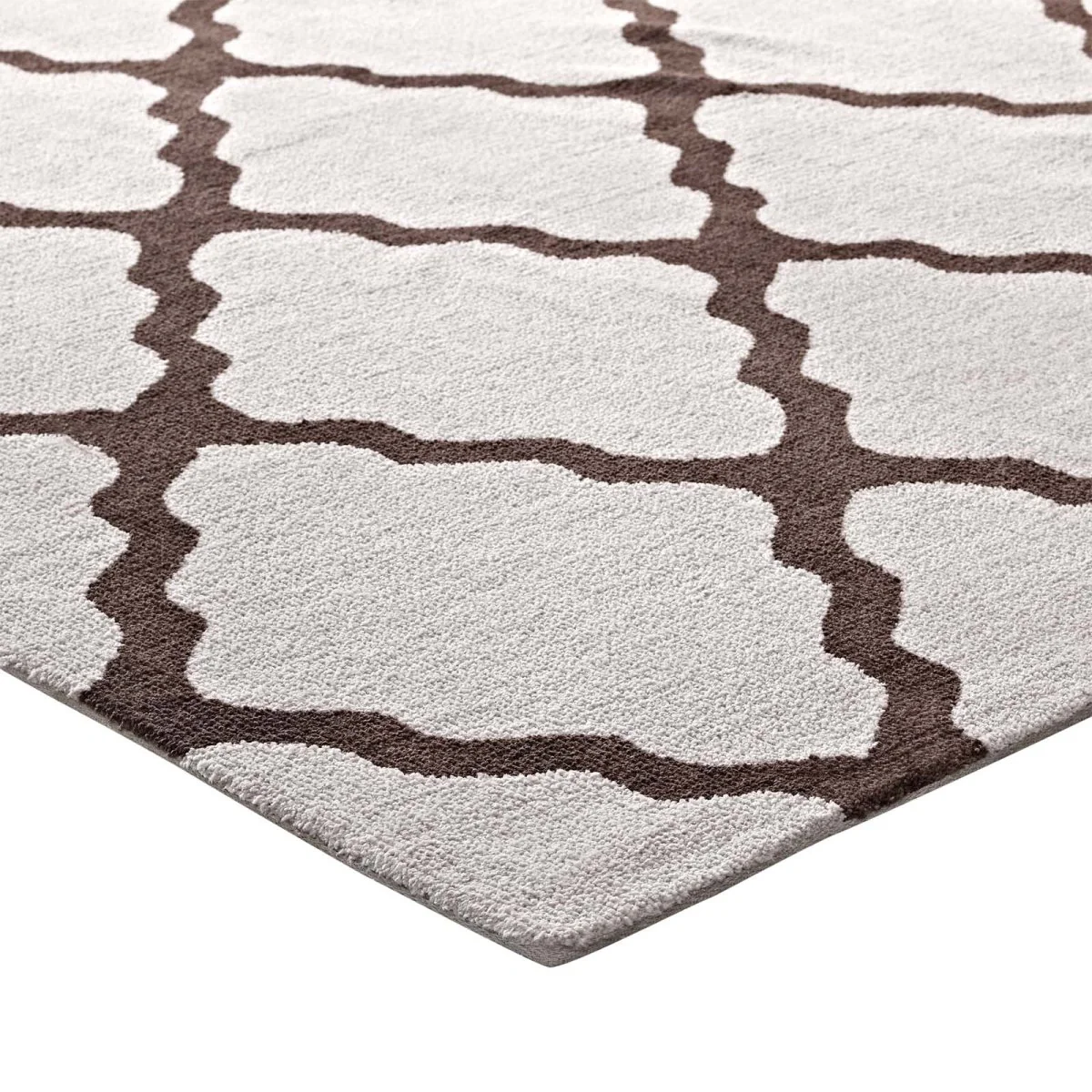 Moroccan Trellis Polyester Area Rug — Classic Geometric Pattern for Living Room - Image 26