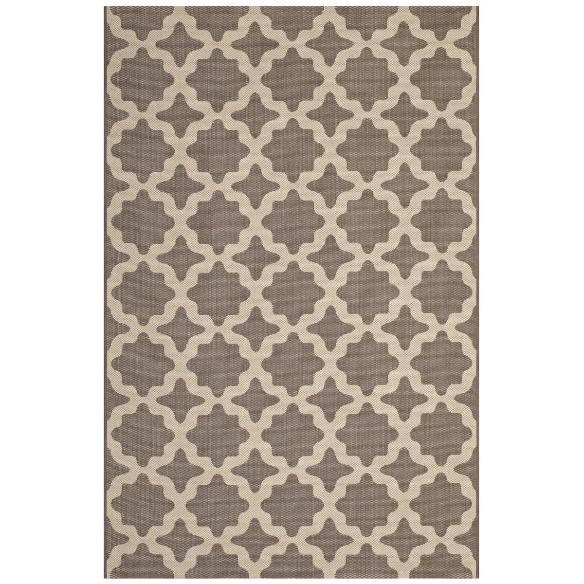 Moroccan Trellis Polypropylene Indoor Outdoor Area Rug - Versatile All-Weather - Image 105