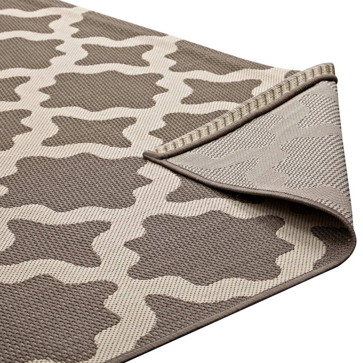 Moroccan Trellis Polypropylene Indoor Outdoor Area Rug - Versatile All-Weather - Image 108